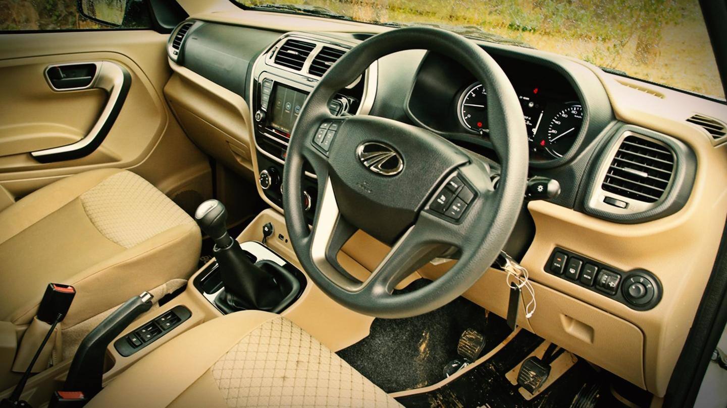 The interiors have a rugged feel with improved quality The interiors have a rugged feel with improved quality