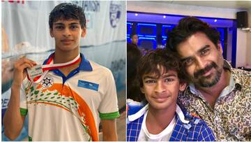 Proud papa R Madhavan shares son Vedaant's Danish Open video