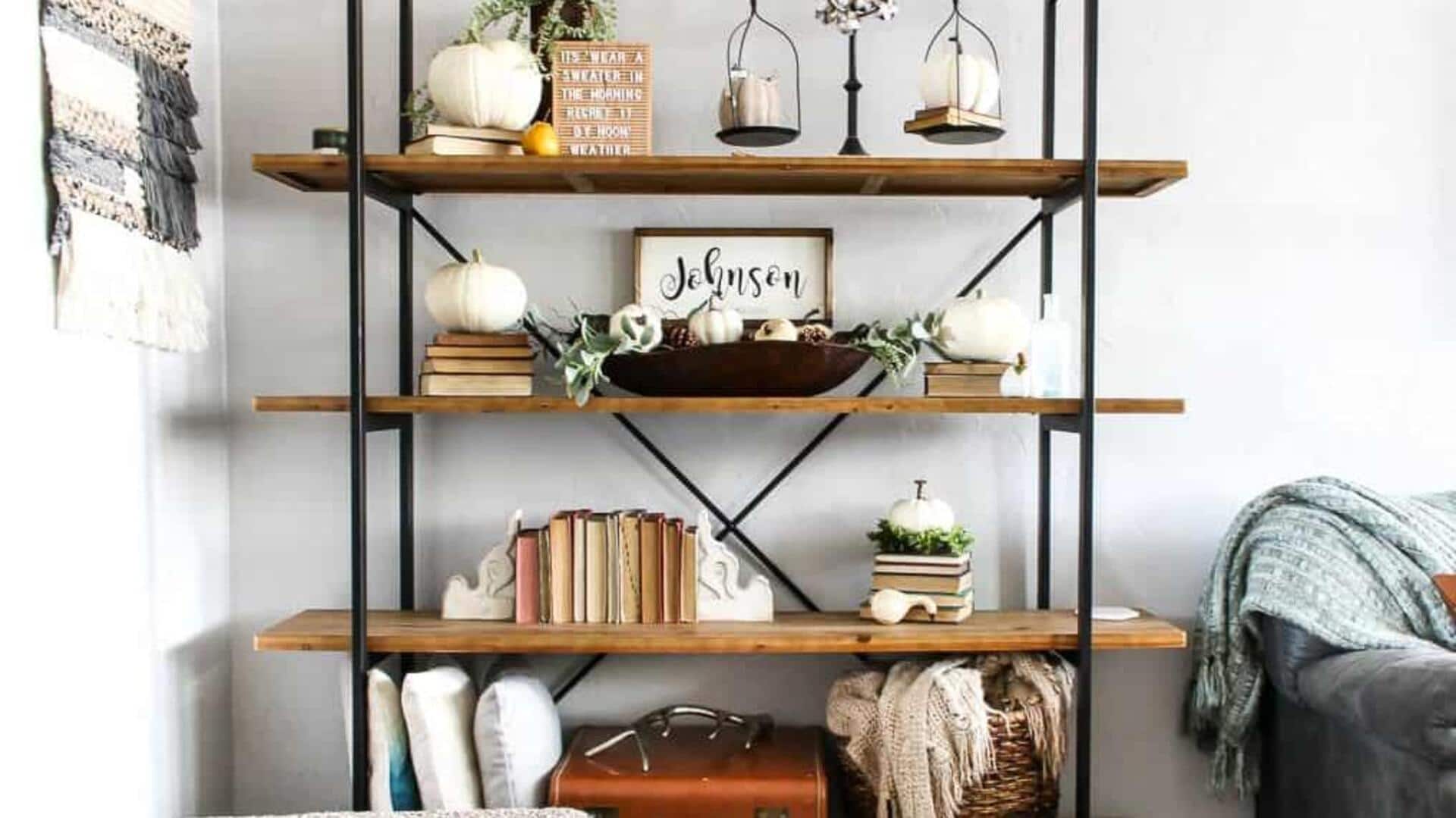 Add character to your space with these shelving units