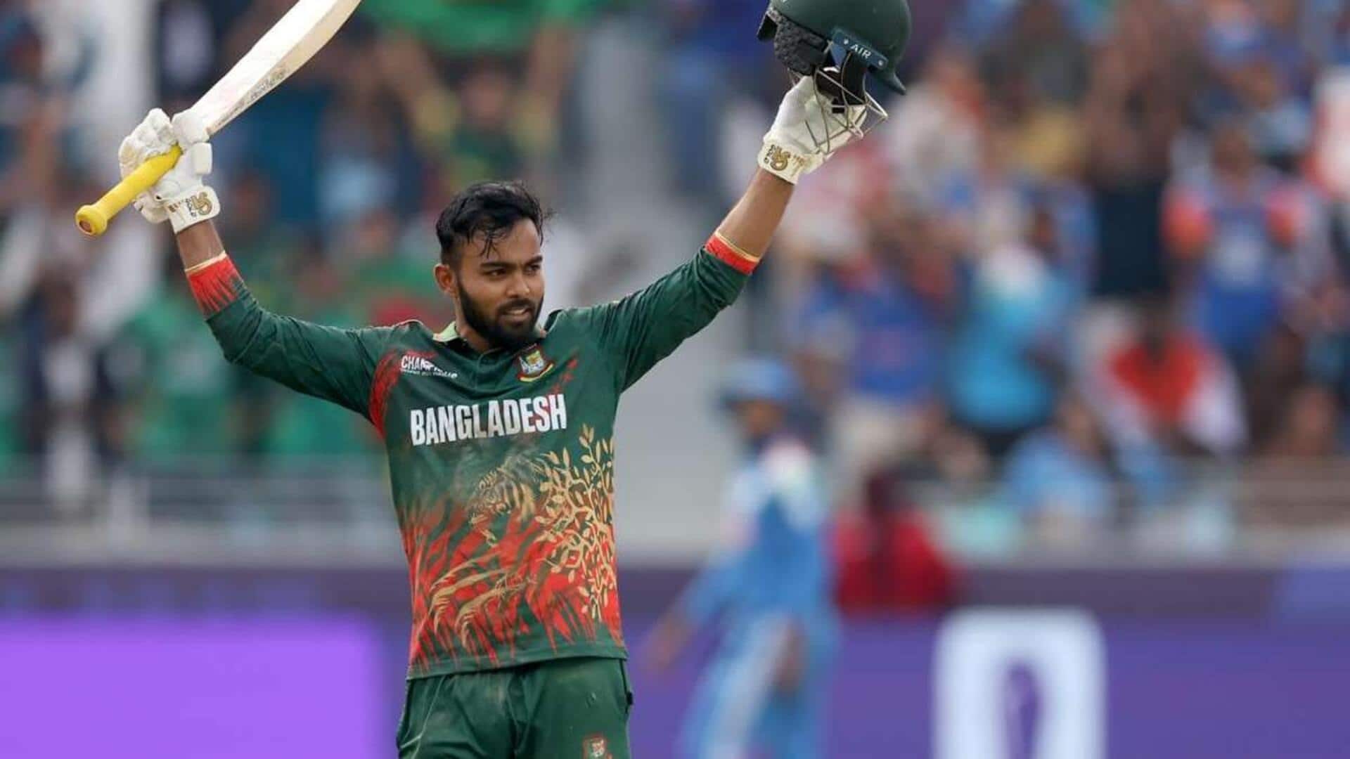 1st T20I: Towhid Hridoy hammers match-winning 51* against NZ