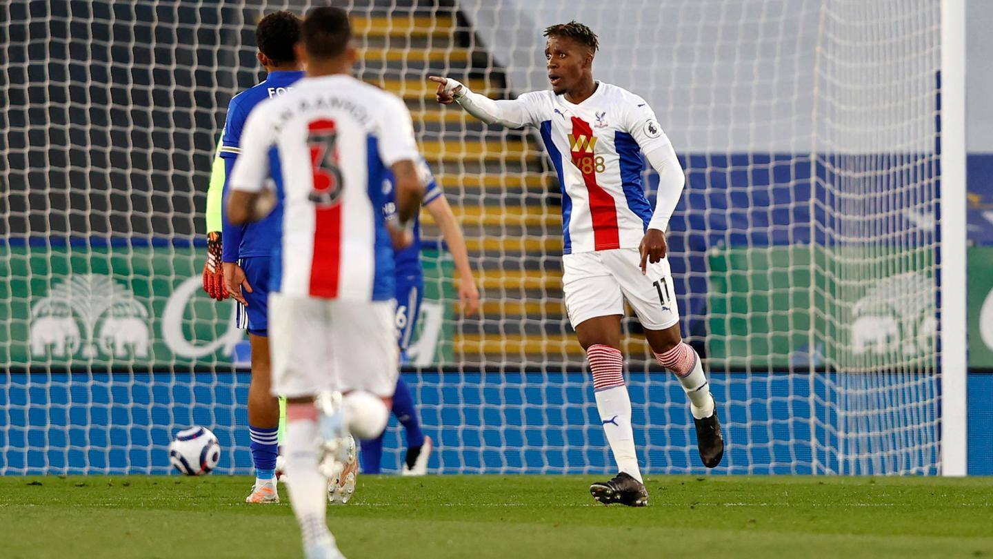 Zaha delivers against Leicester Zaha delivers against Leicester