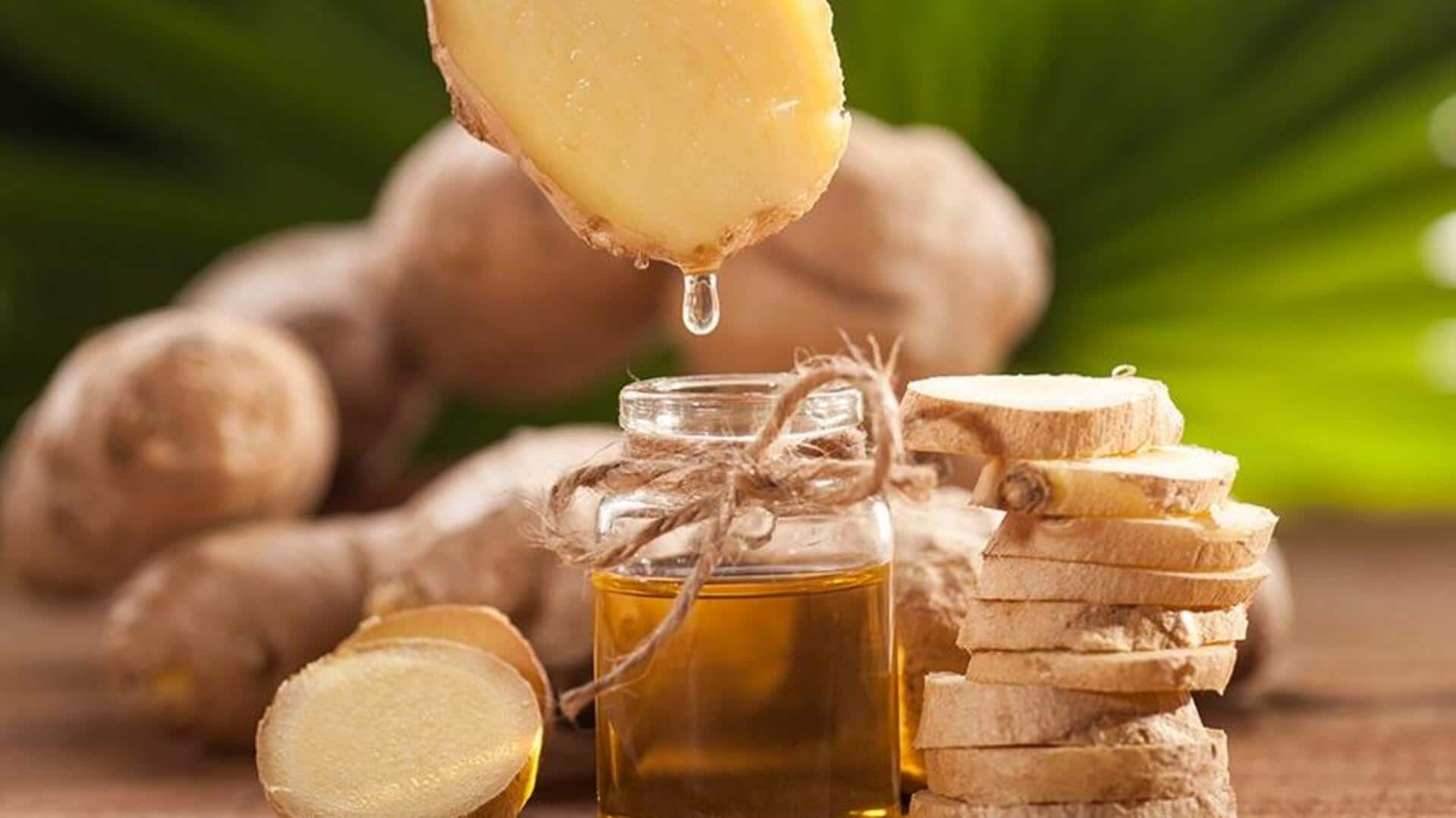 Easing digestive discomfort with ginger oil