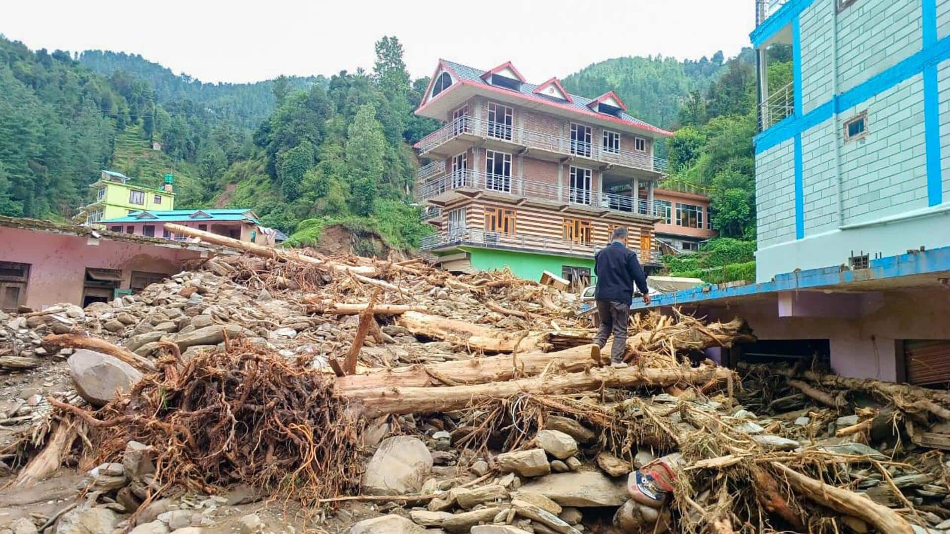 78 dead in Himachal rain; Uttarakhand districts on landslide alert 78 dead in Himachal rain; Uttarakhand districts on landslide alert