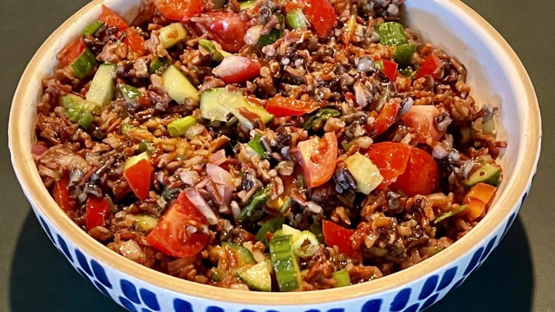 5 tasty pairings to try with red rice salad
