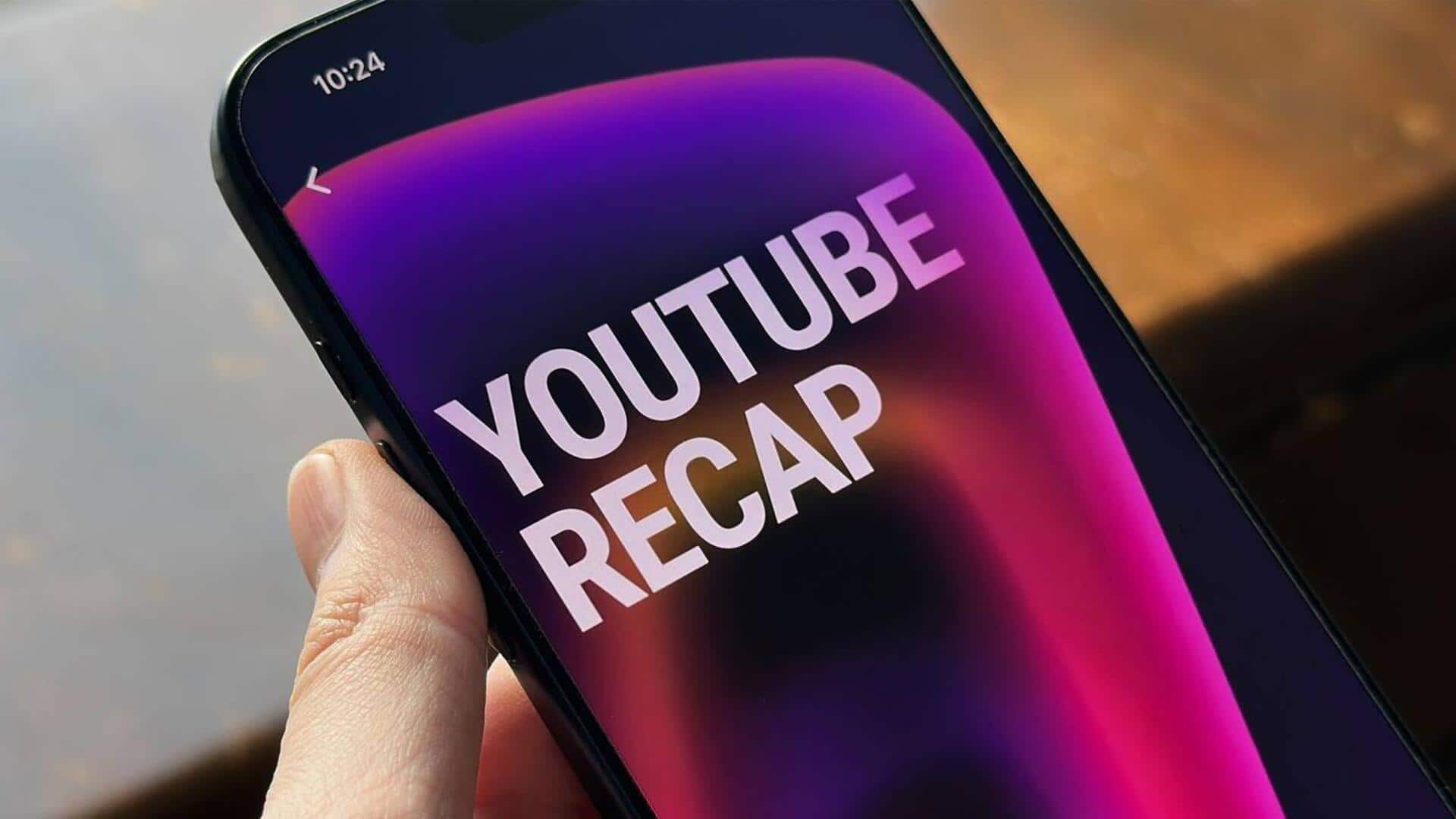 YouTube's first-ever Recap reveals your yearly viewing habits