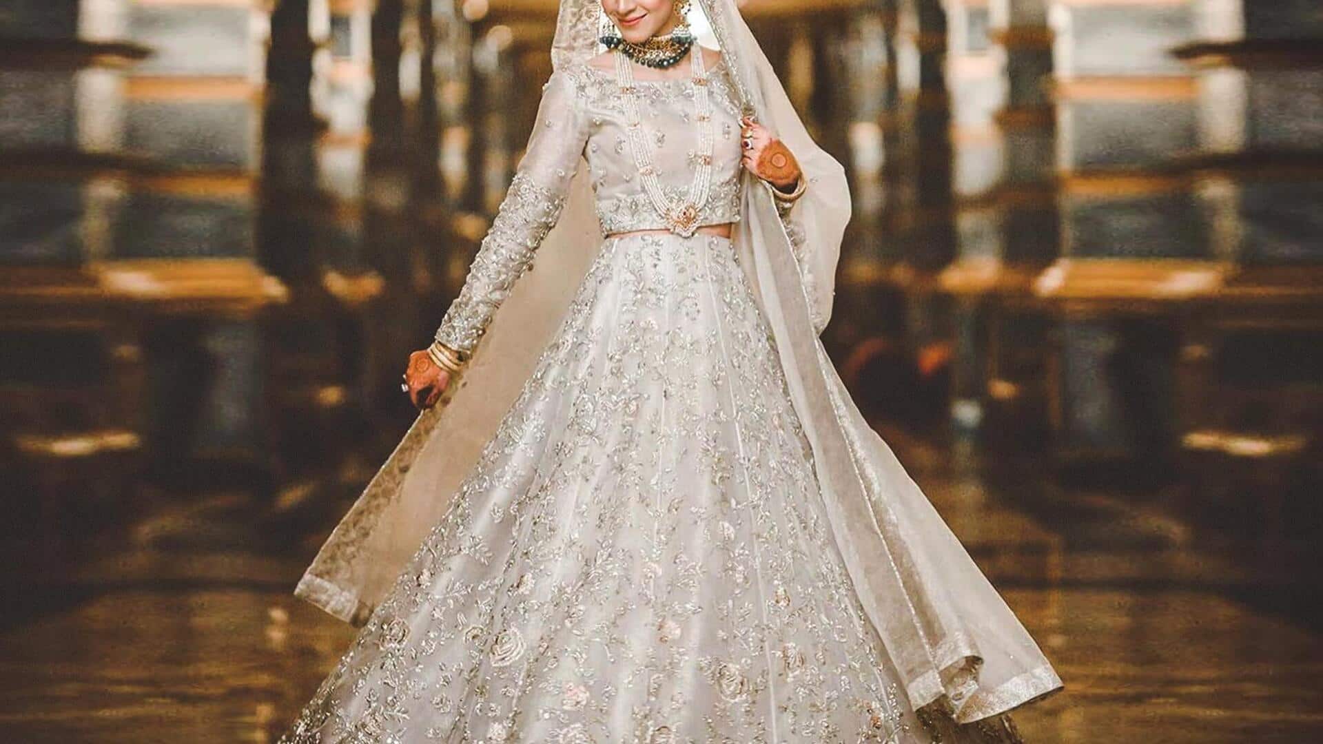 Buy White Guest of Wedding Wear Art Silk Christian Wedding Clothing Online  for Women in USA