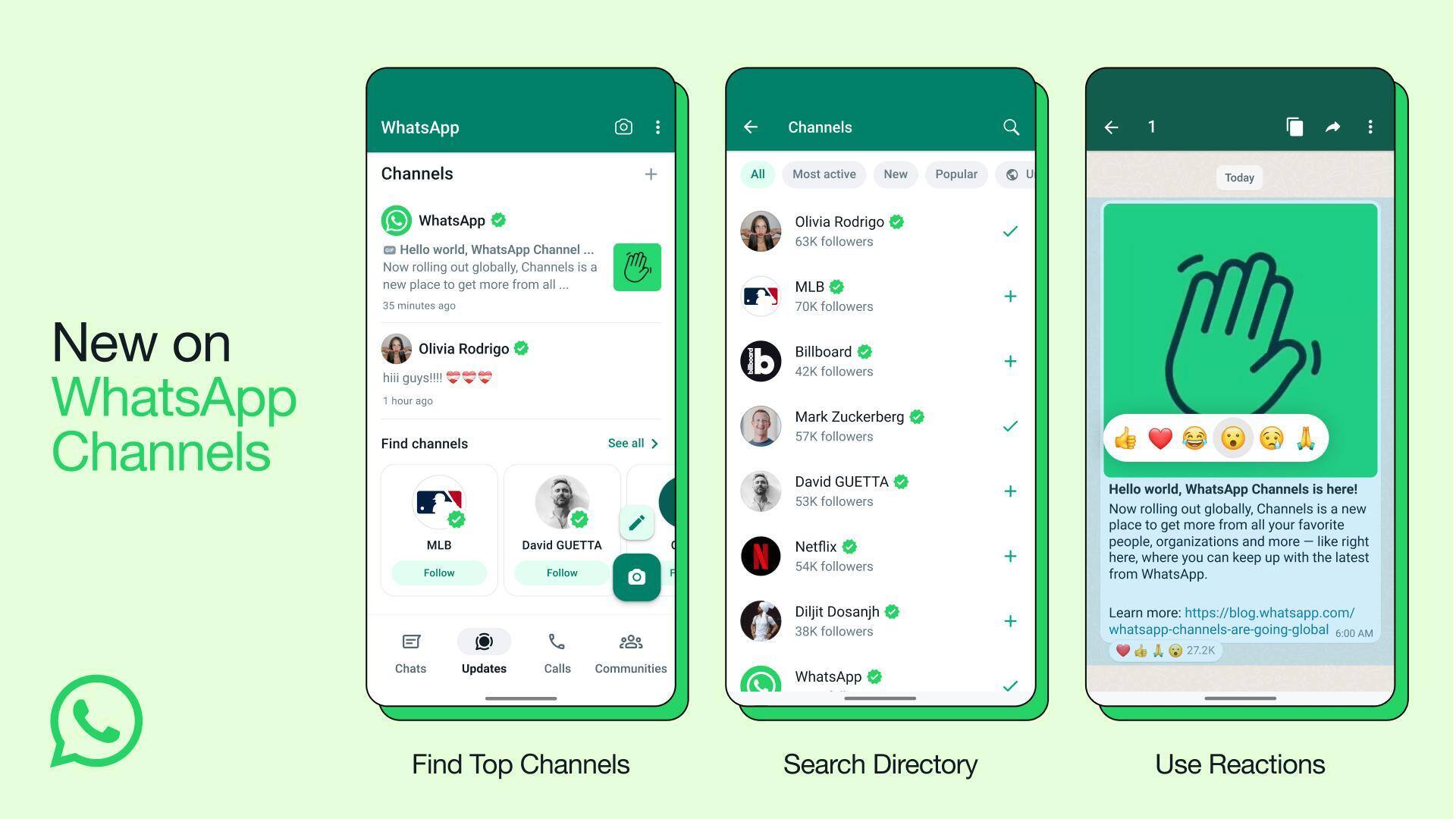 How to create, find, and follow WhatsApp Channels
