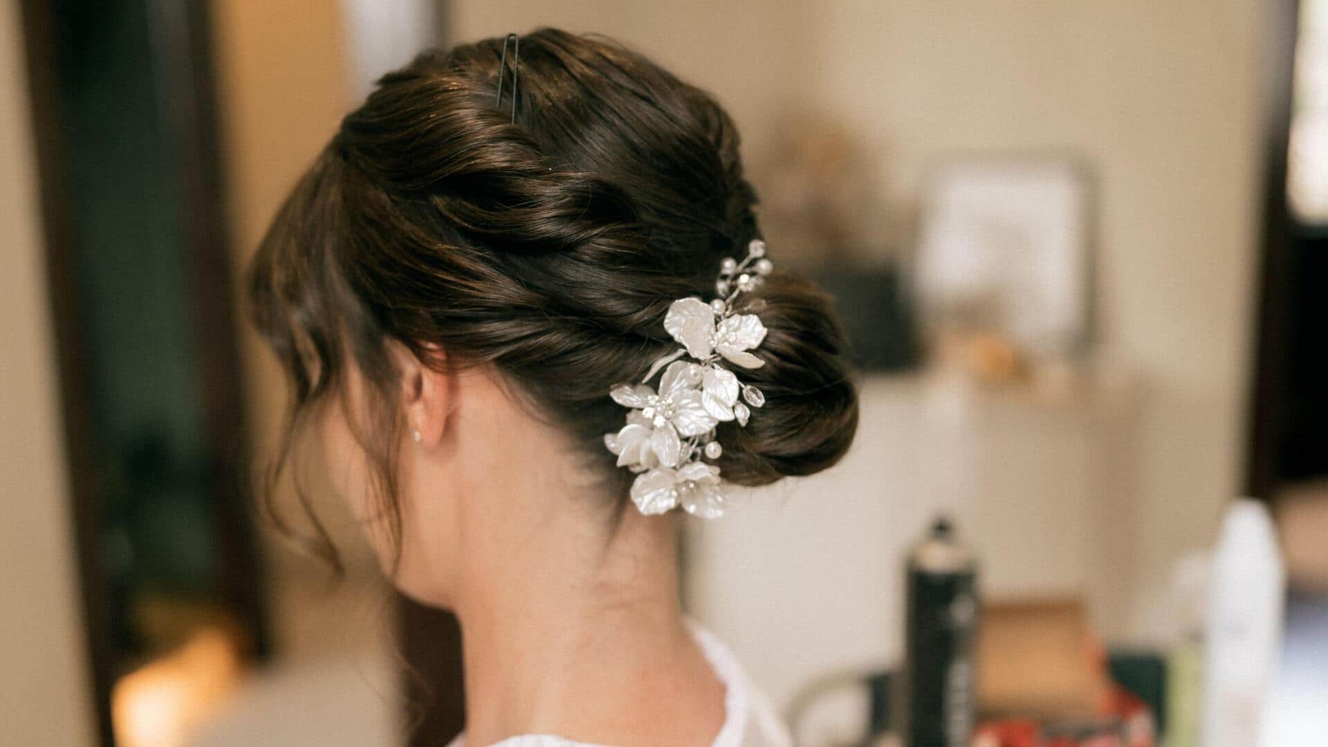 How to style a dreamy updo for weddings 