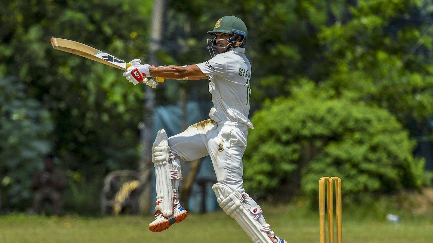 Shadman slams maiden Test century, Shanto delivers Shadman slams maiden Test century, Shanto delivers