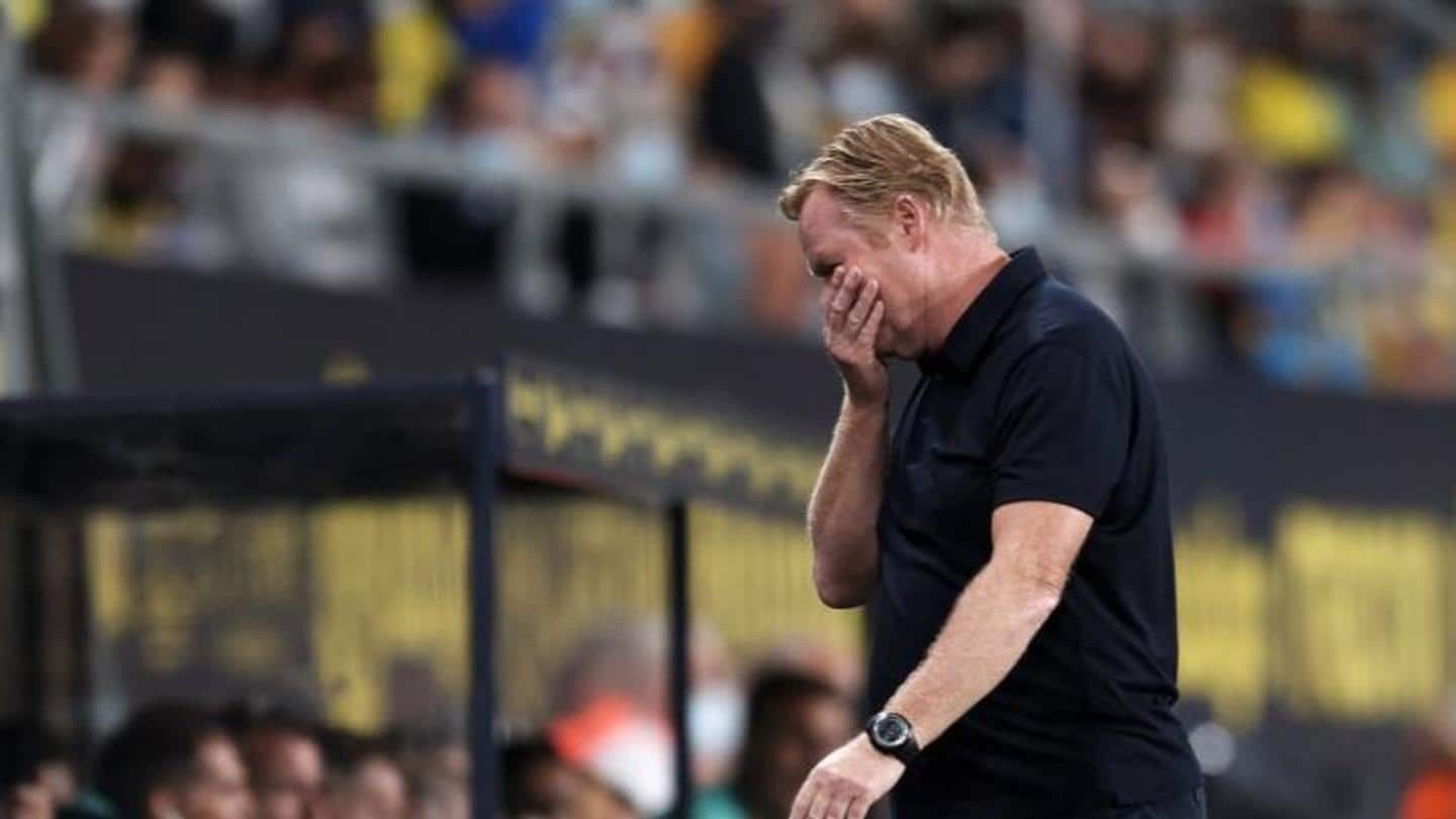 Barcelona sack manager Ronald Koeman after defeat in La Liga