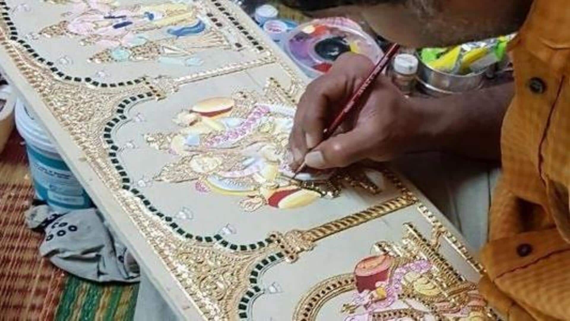 All about India's vibrant Tanjore painting heritage All about India's vibrant Tanjore painting heritage