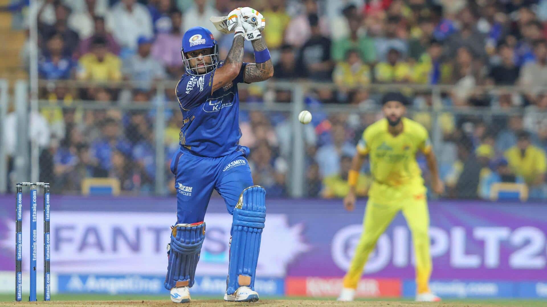 Suryakumar Yadav completes 1,500 IPL runs at Wankhede Stadium: Stats