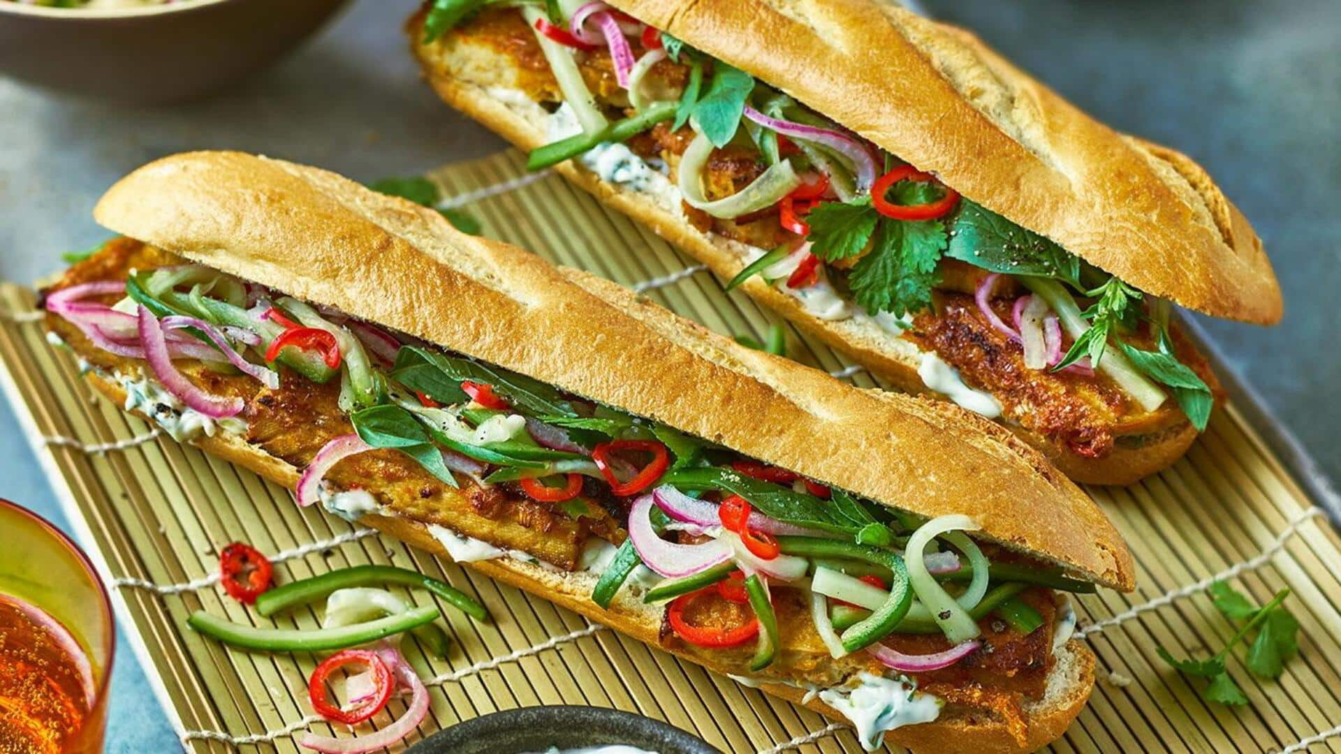 Recipe-o'-clock: Make this Vietnamese lemongrass tofu banh mi at home