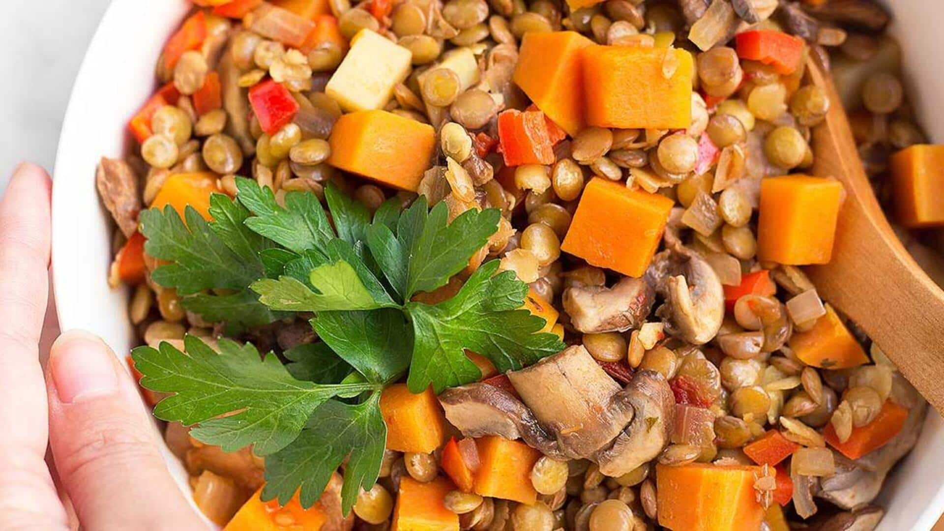 Cook Argentine lentil stew for a flavorsome day