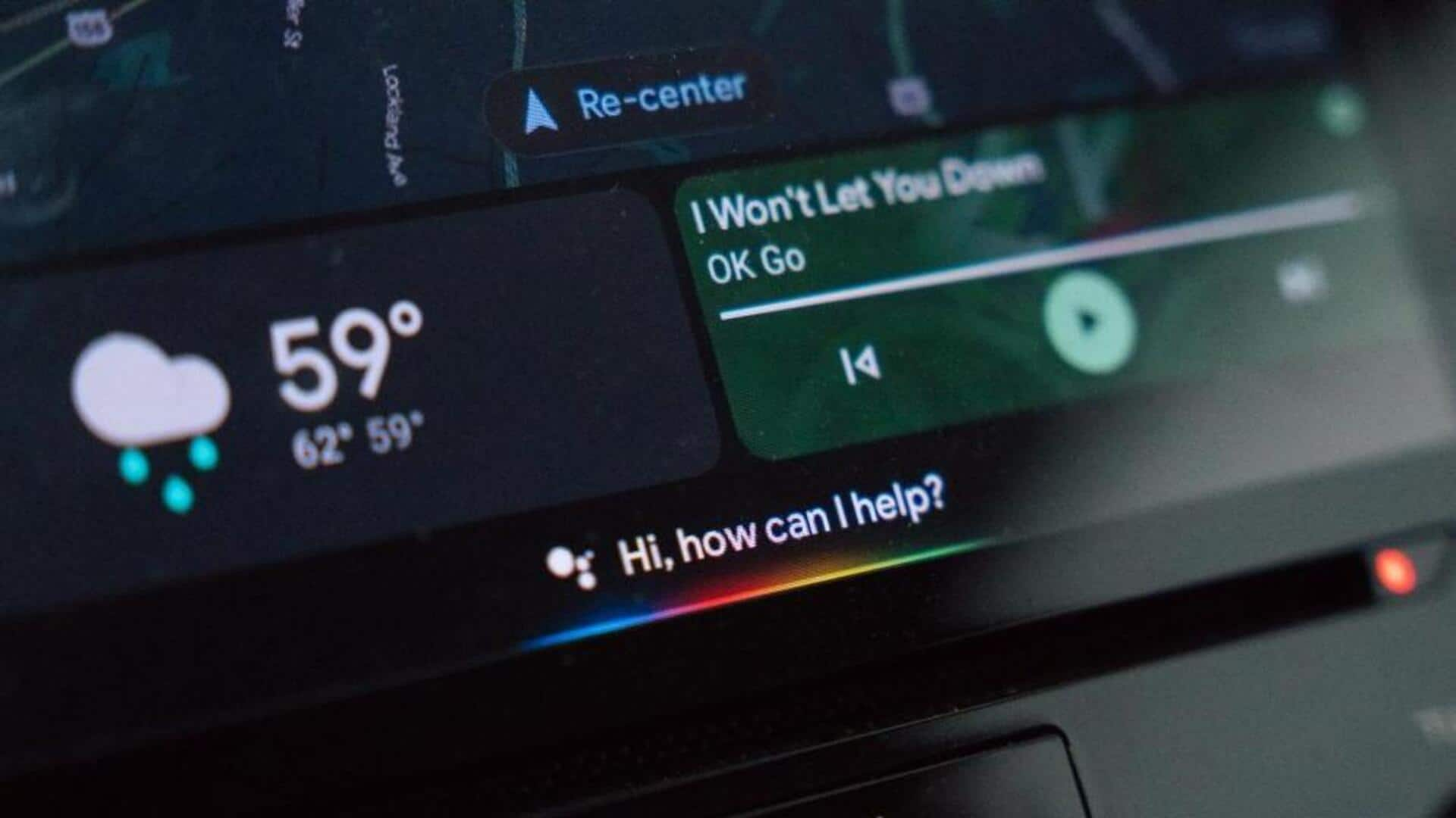 Google Assistant's new UI on Android Auto resembles Apple's Siri