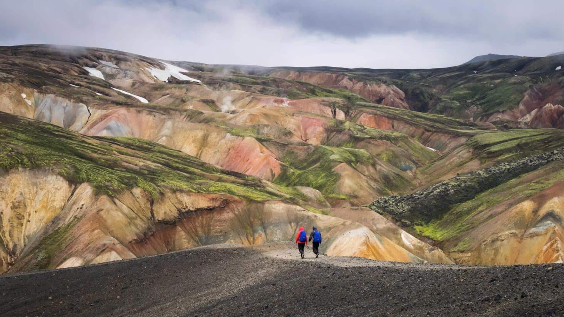 Trekking Iceland's Laugavegur Trail: A hiker's paradise