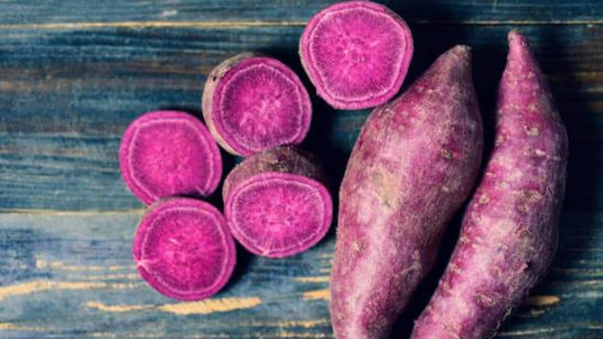 Purple yam is a superfood of sorts!