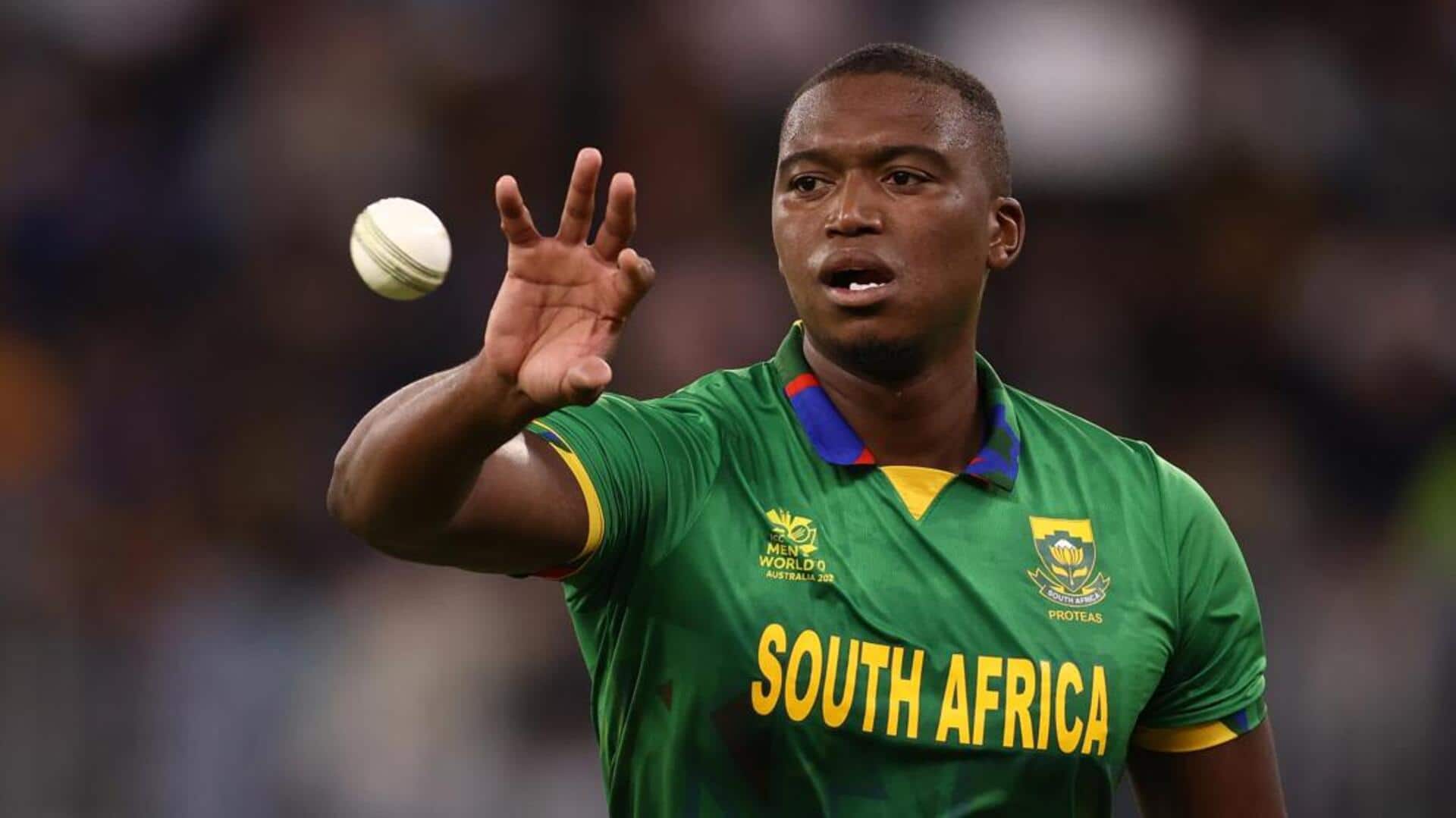 Lungi Ngidi ruled out of India T20Is with ankle injury