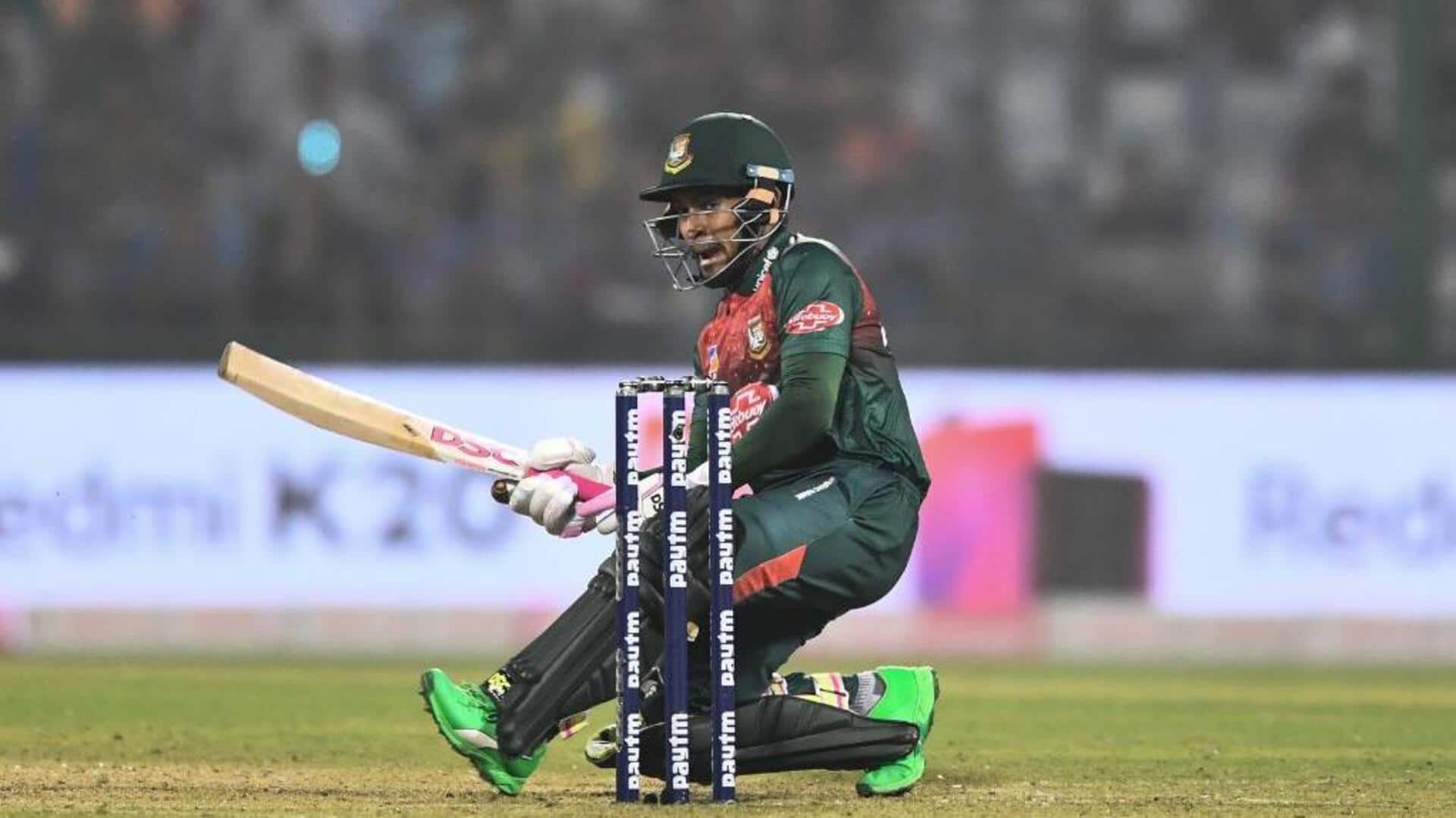 Mushfiqur Rahim becomes second Bangladesh batter to 7,500 ODI runs