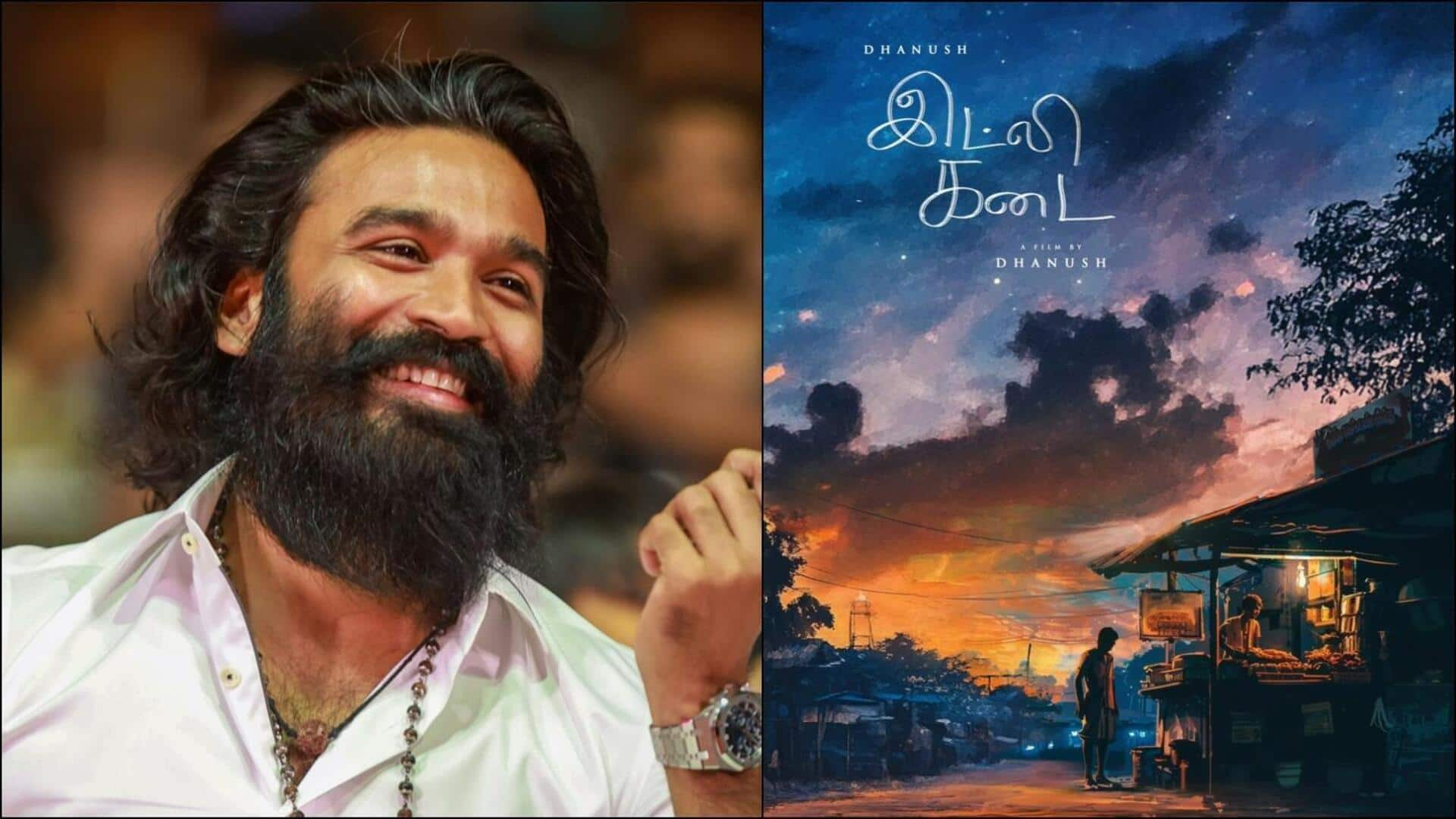 'Idli Kadai': Dhanush's next directorial venture locks release date