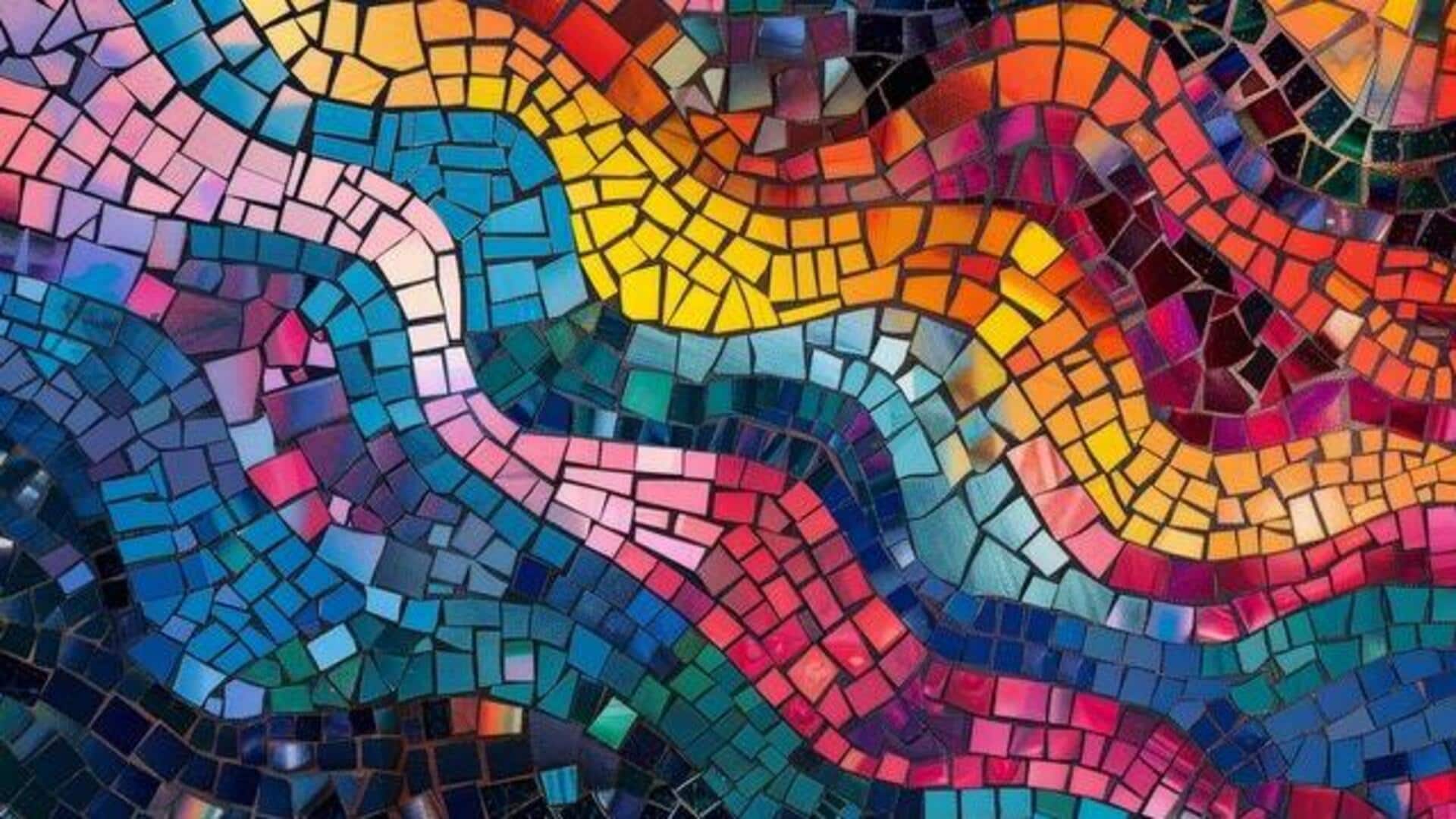 Give boring walls a makeover with seed mosaics 