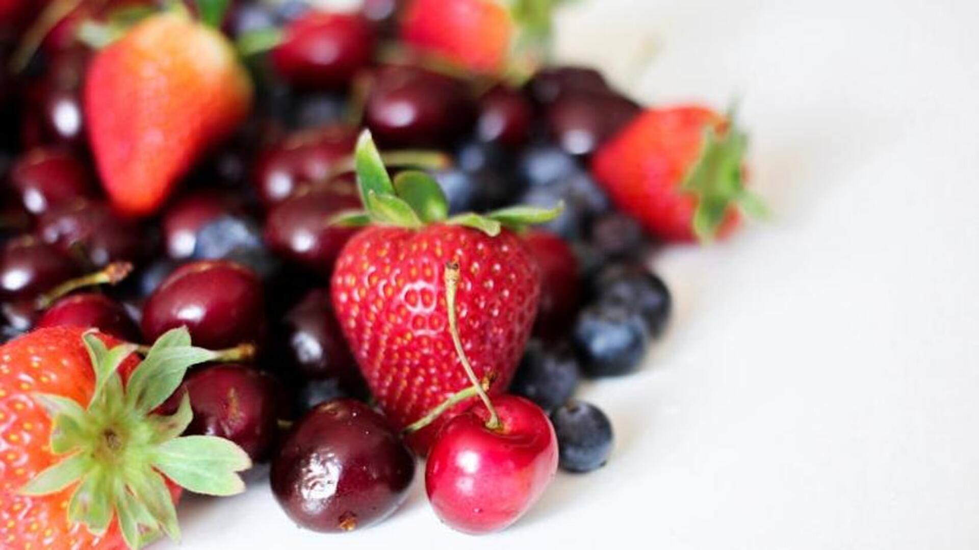 Antioxidant-rich berries for radiant skin