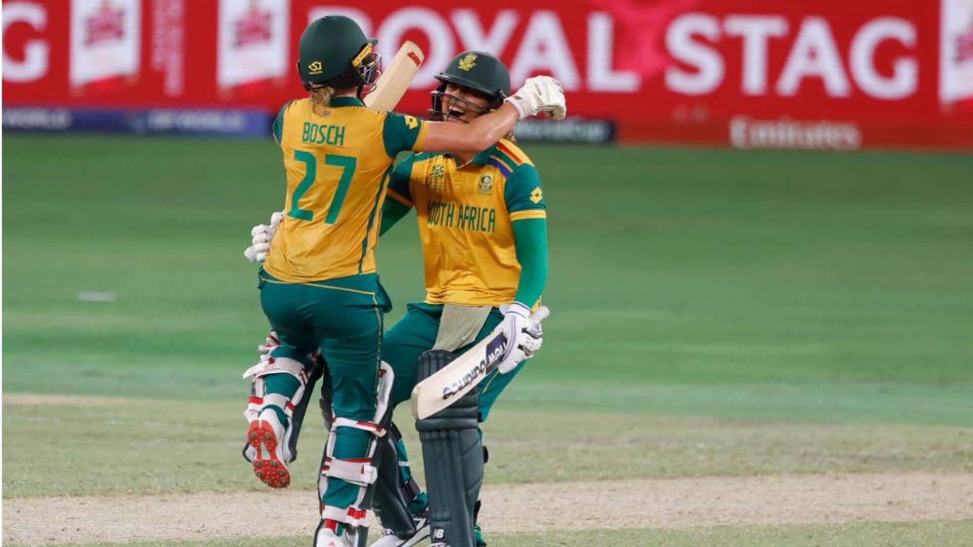 Laura Wolvaardt praises Anneke Bosch as SA Women enter final