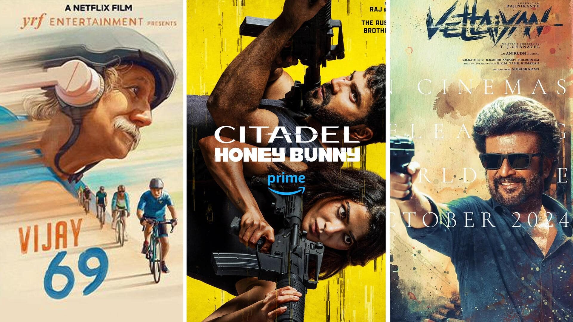 'Citadel: Honey Bunny' to 'Vettaiyan': Unmissable OTT releases this week