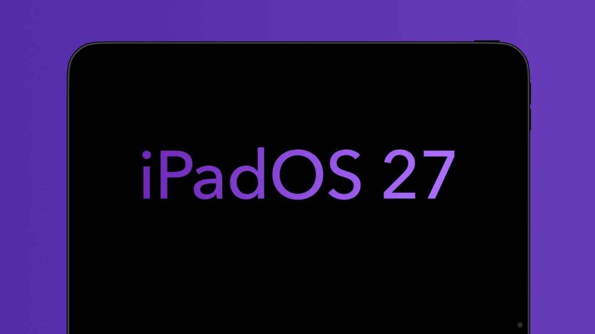 Apple's iPadOS 27 goes official: Check what's new