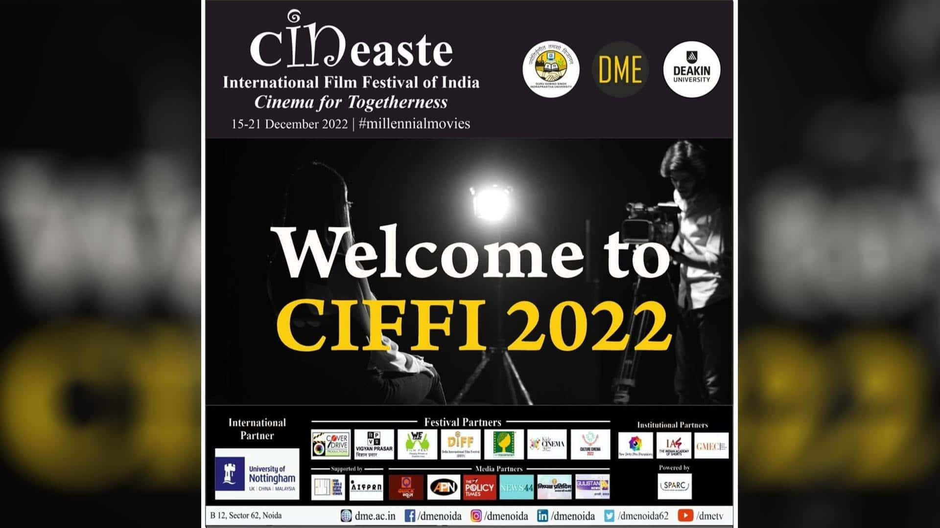 CIFFI: Week-long international film festival kick-starts in Noida