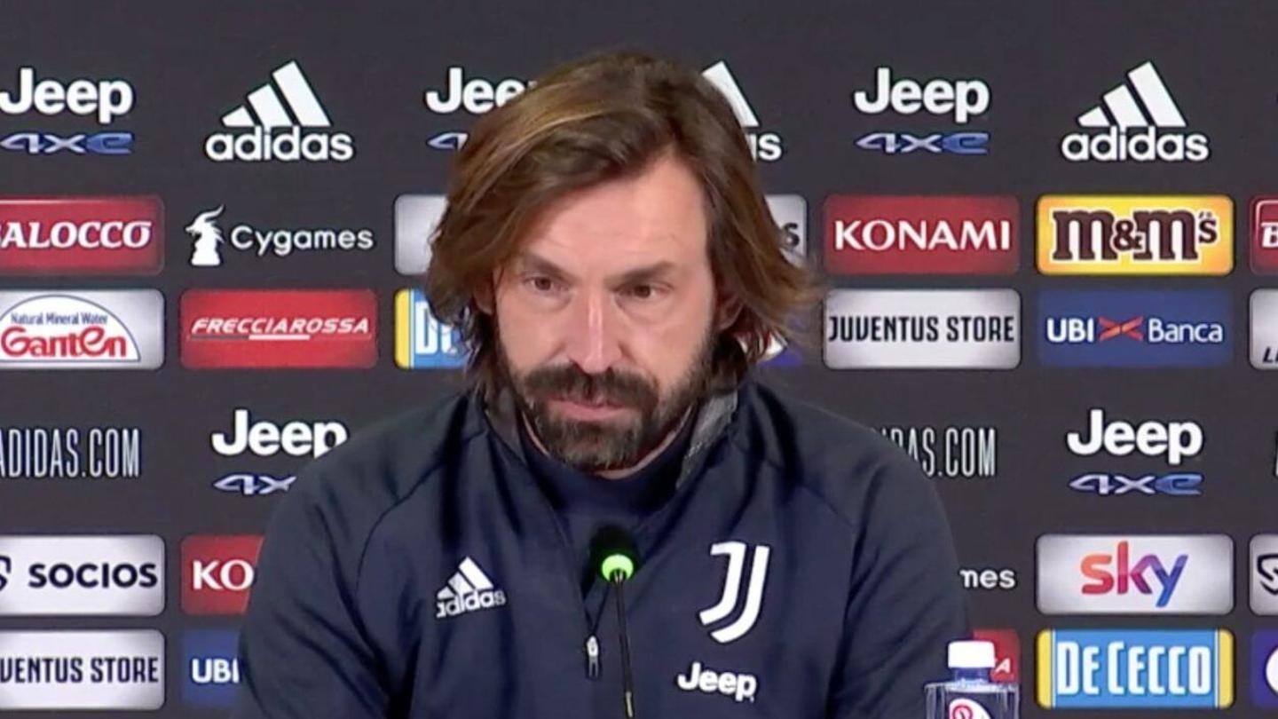 Pirlo not given the desired amount of time Pirlo not given the desired amount of time