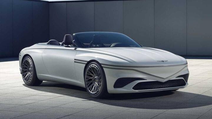 Genesis X Convertible debuts with futuristic looks and electric powertrain