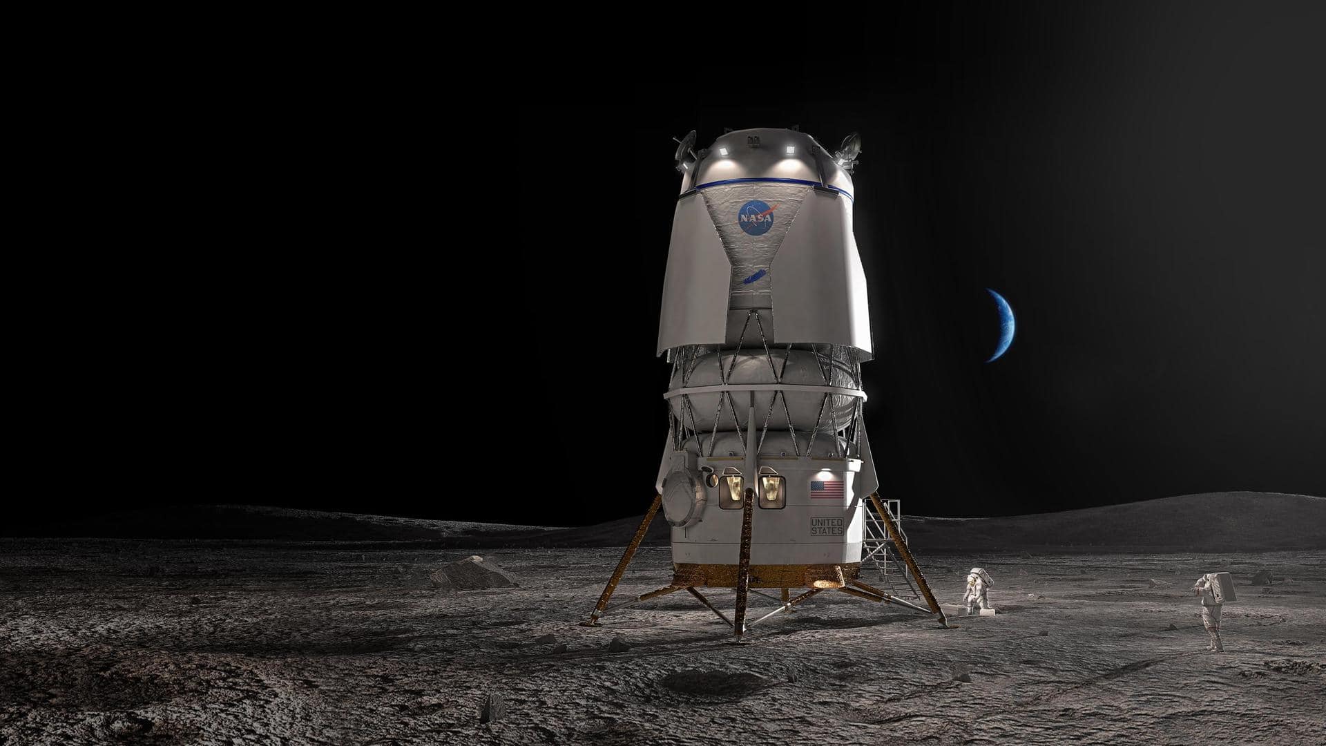 Blue Origin to build NASA's second human-landing system on Moon