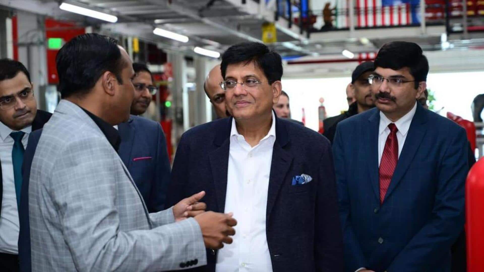 Musk-owned Tesla to double component imports from India: Piyush Goyal 