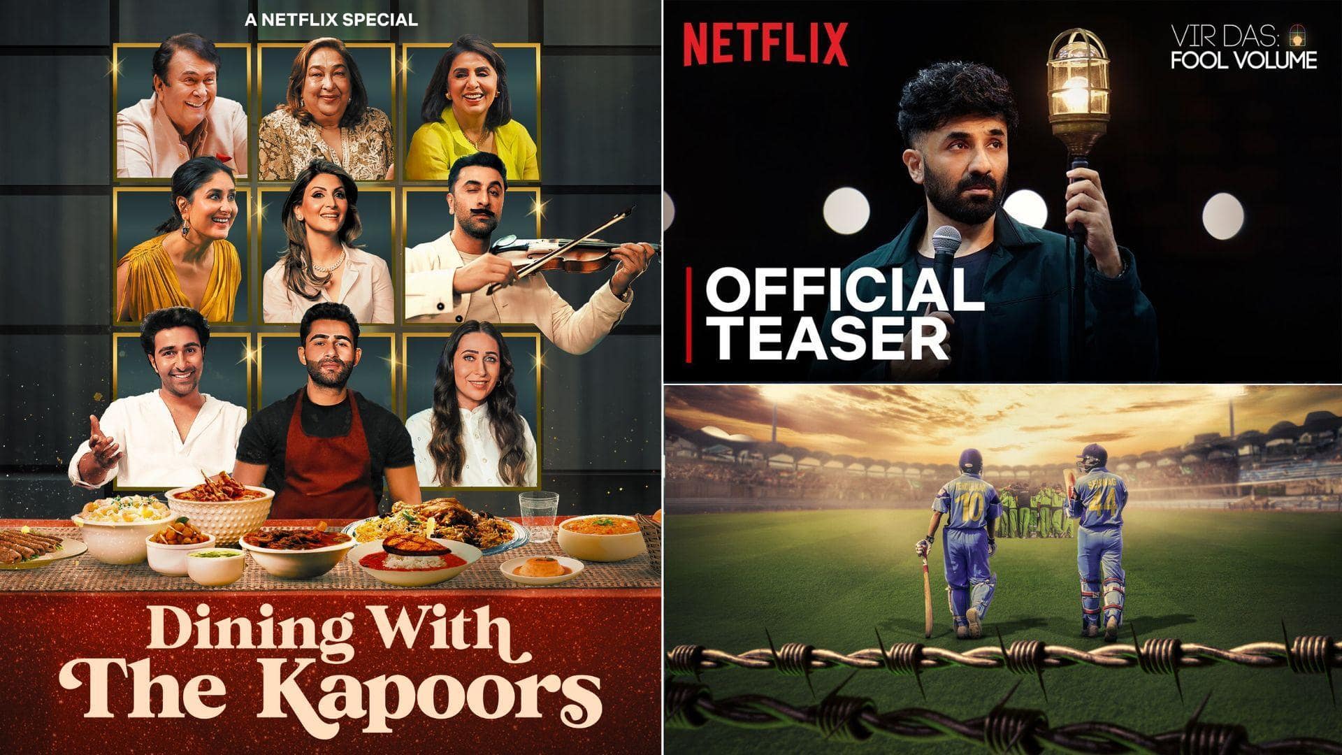 'Dining with the Kapoors, 'Fool Volume': Netflix's upcoming unscripted shows