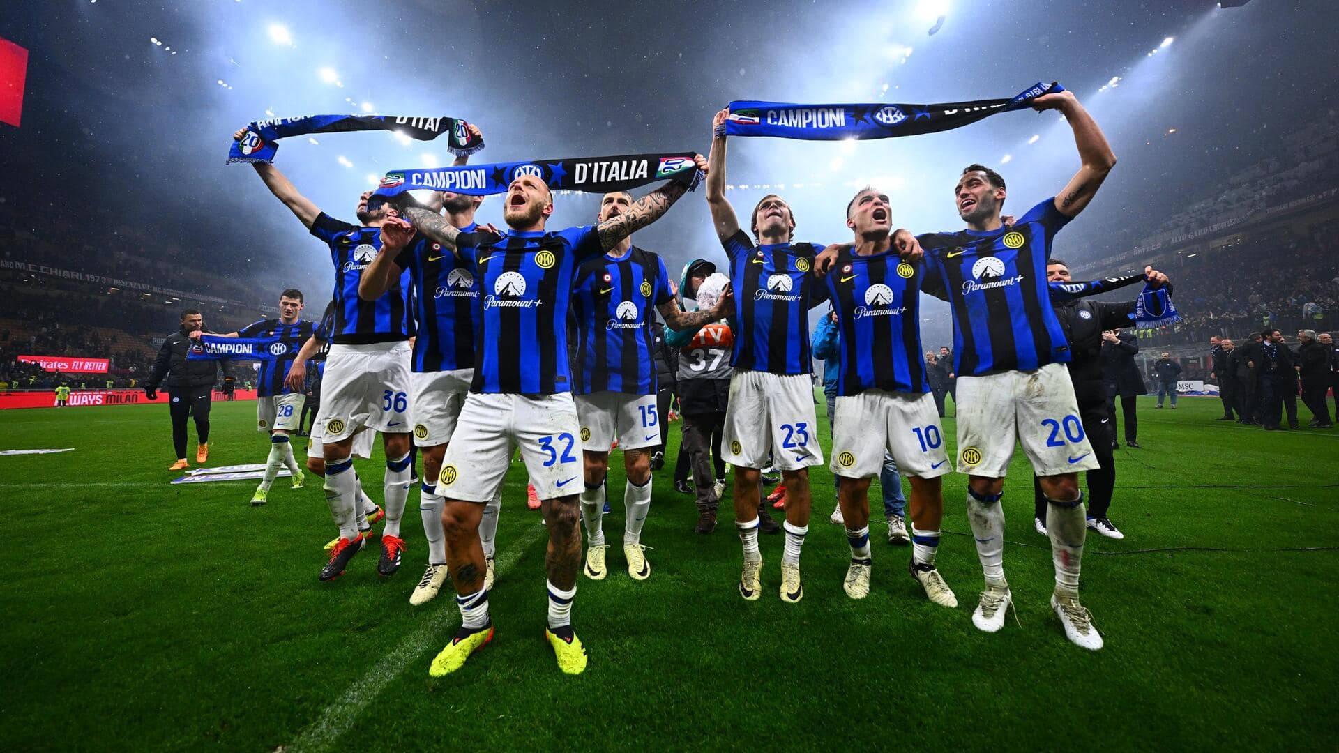 Inter become second-most successful club in Serie A history: Stats