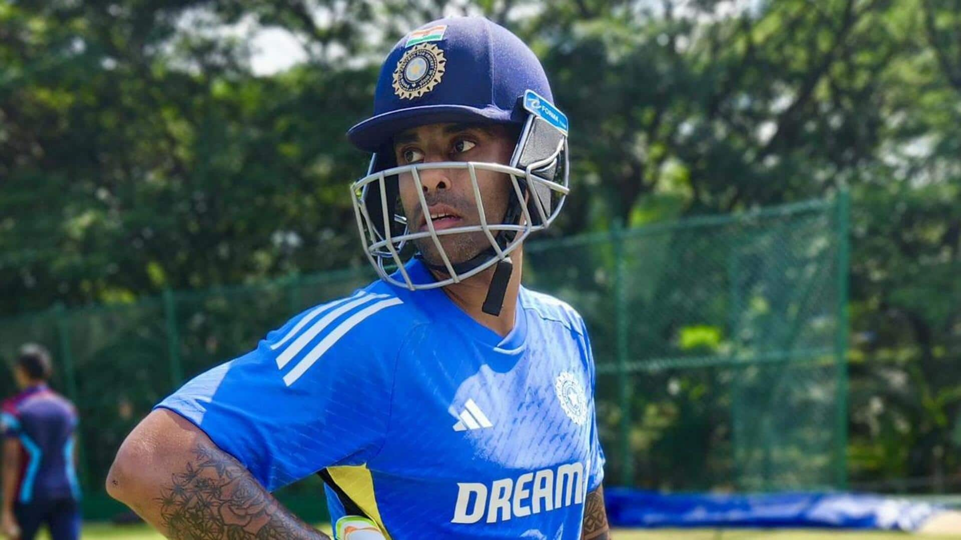 Suryakumar Yadav suffers hand injury ahead of Duleep Trophy