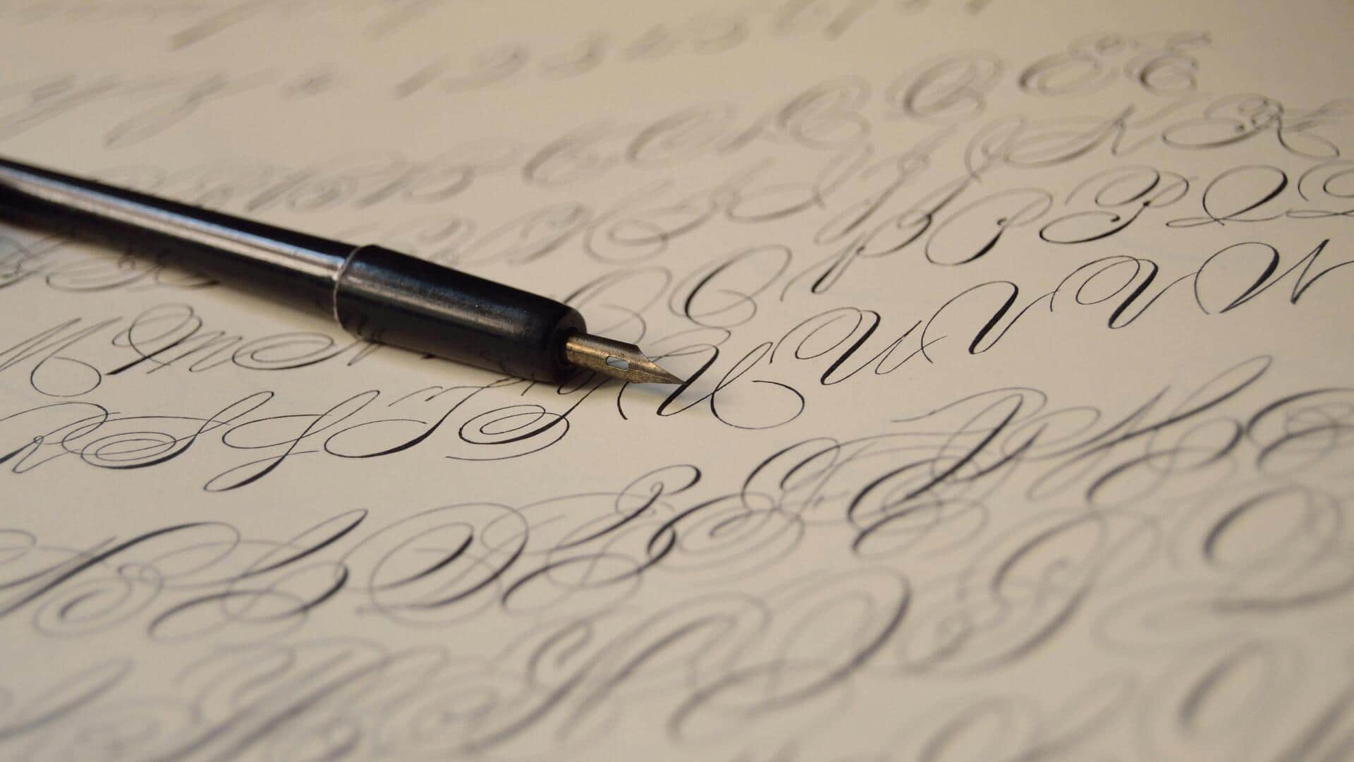 How calligraphers are redefining letter art How calligraphers are redefining letter art