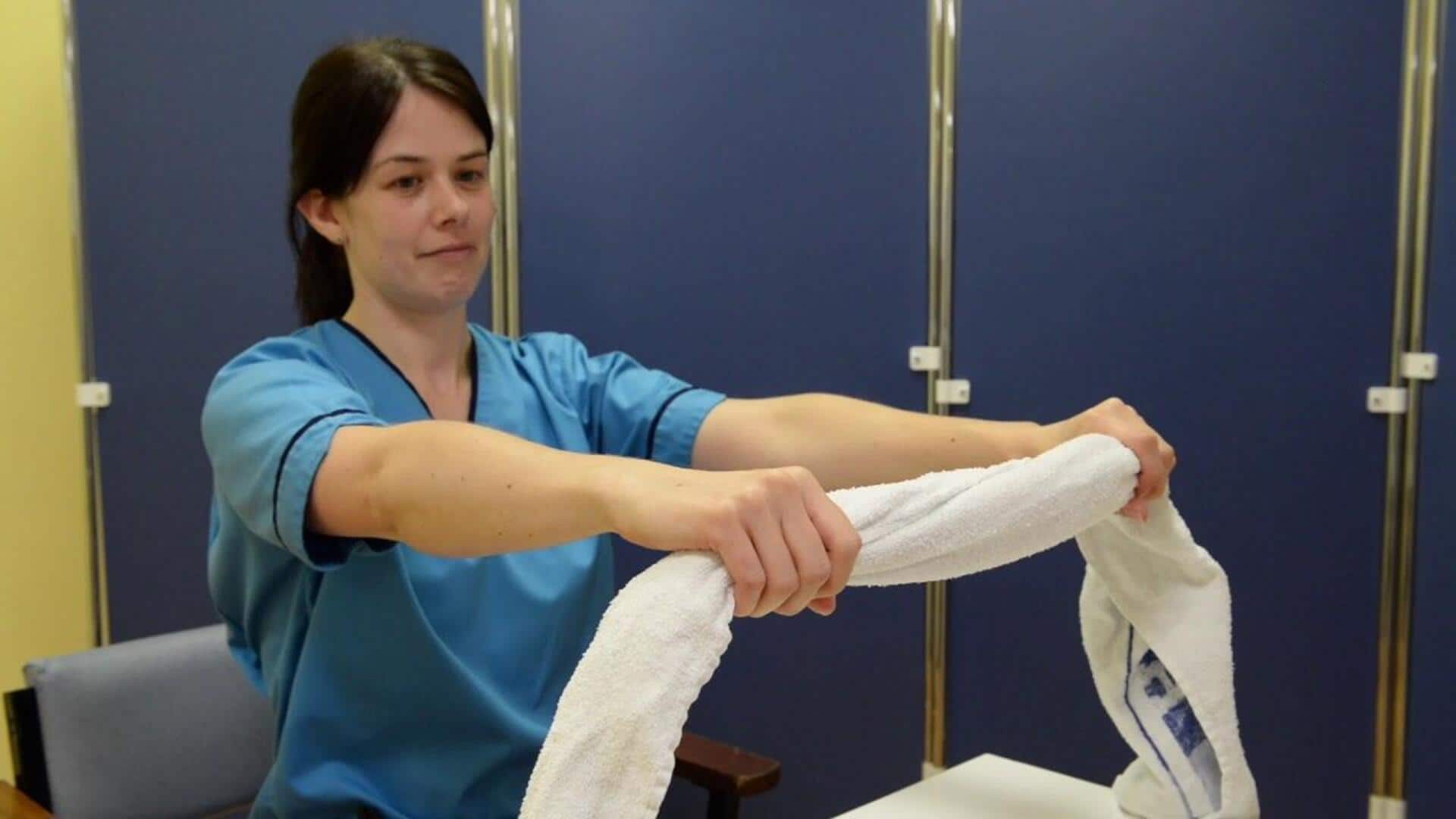 Towel twisting exercises: 5 benefits you probably didn't know