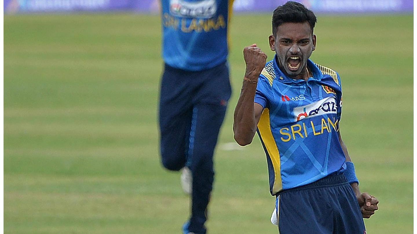 A maiden five-wicket haul for Chameera A maiden five-wicket haul for Chameera