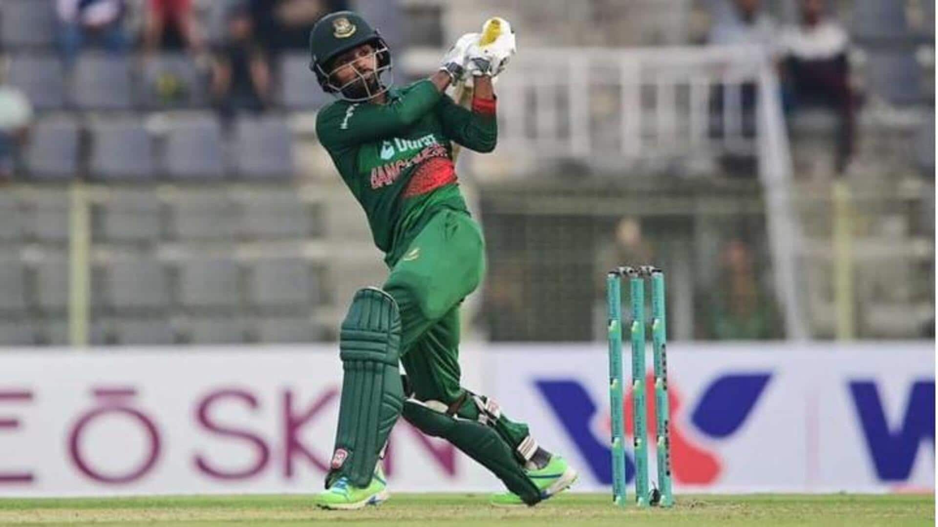 Asia Cup: Towhid Hridoy slams his fifth ODI fifty