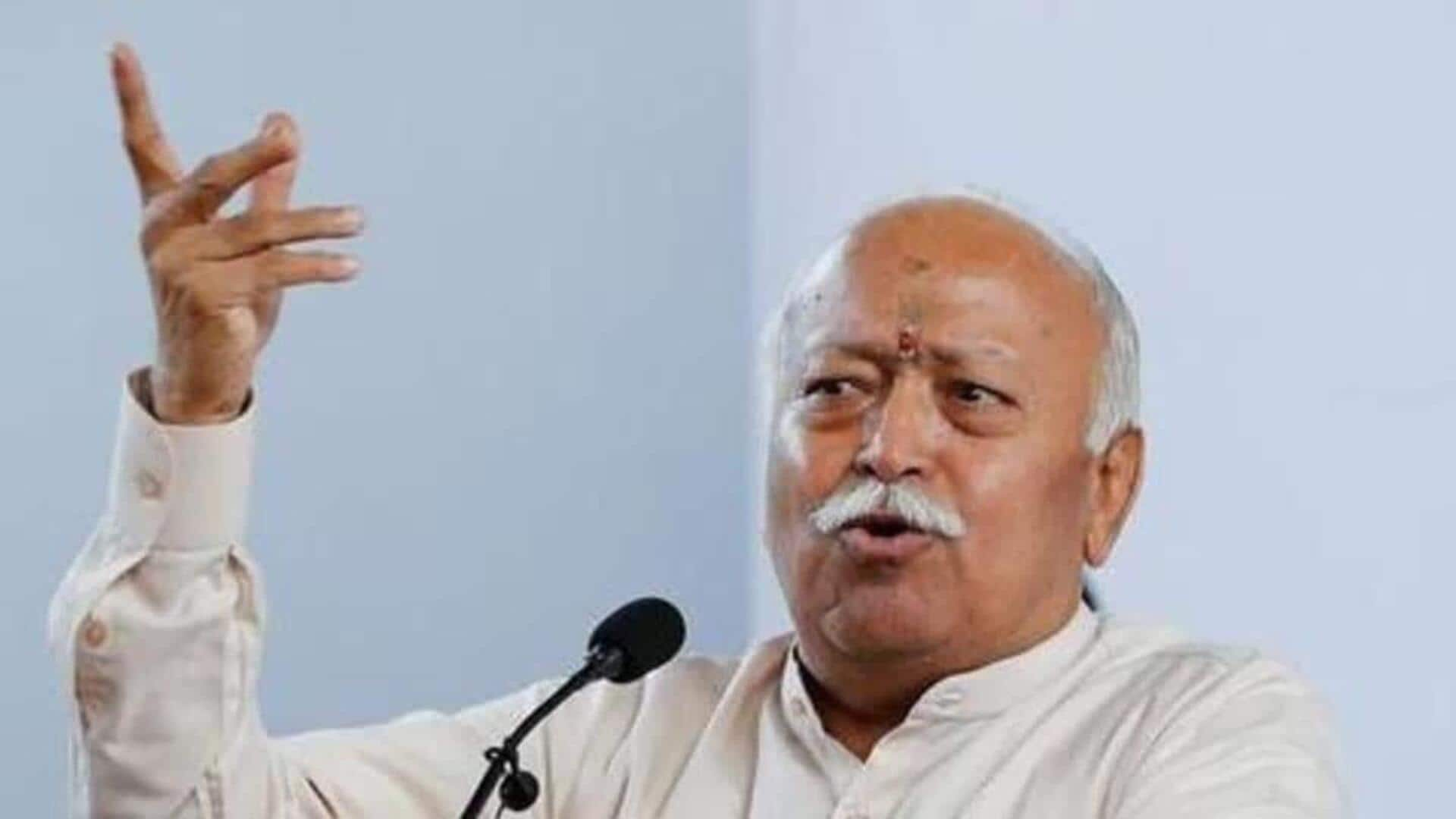 Why RSS's Bhagwat wants Indian couples to 'produce 3 kids'