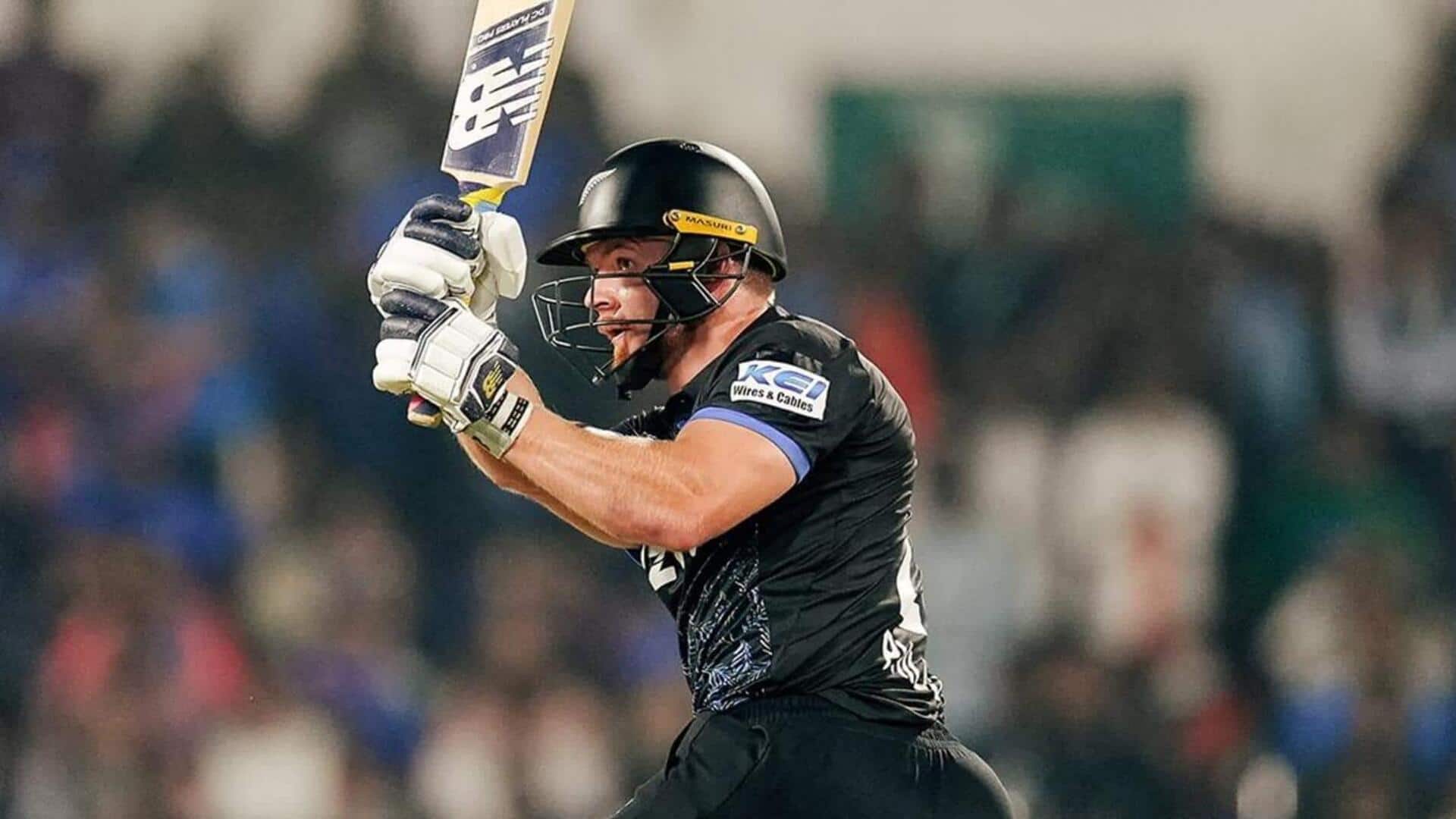 Players with 100-plus sixes for New Zealand in T20Is