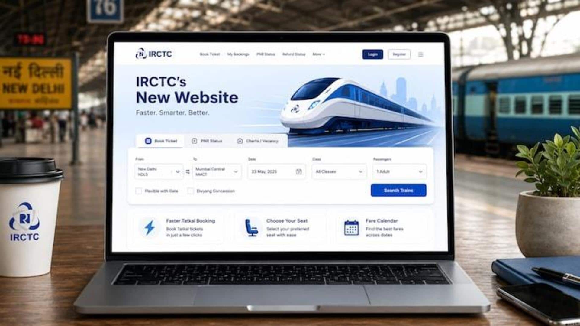 New IRCTC website goes live: Check features