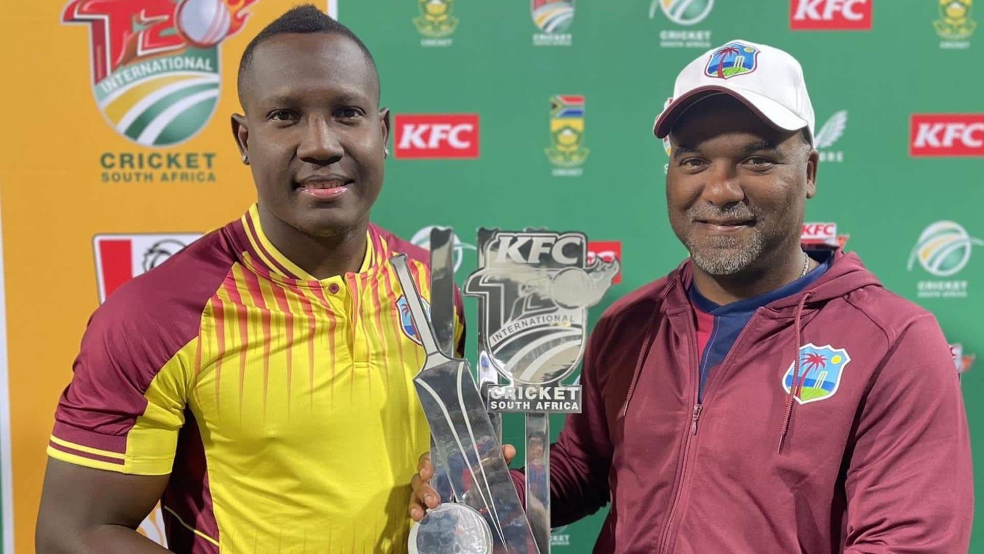 WI beat SA in 3rd T20I, win series 2-1: Stats