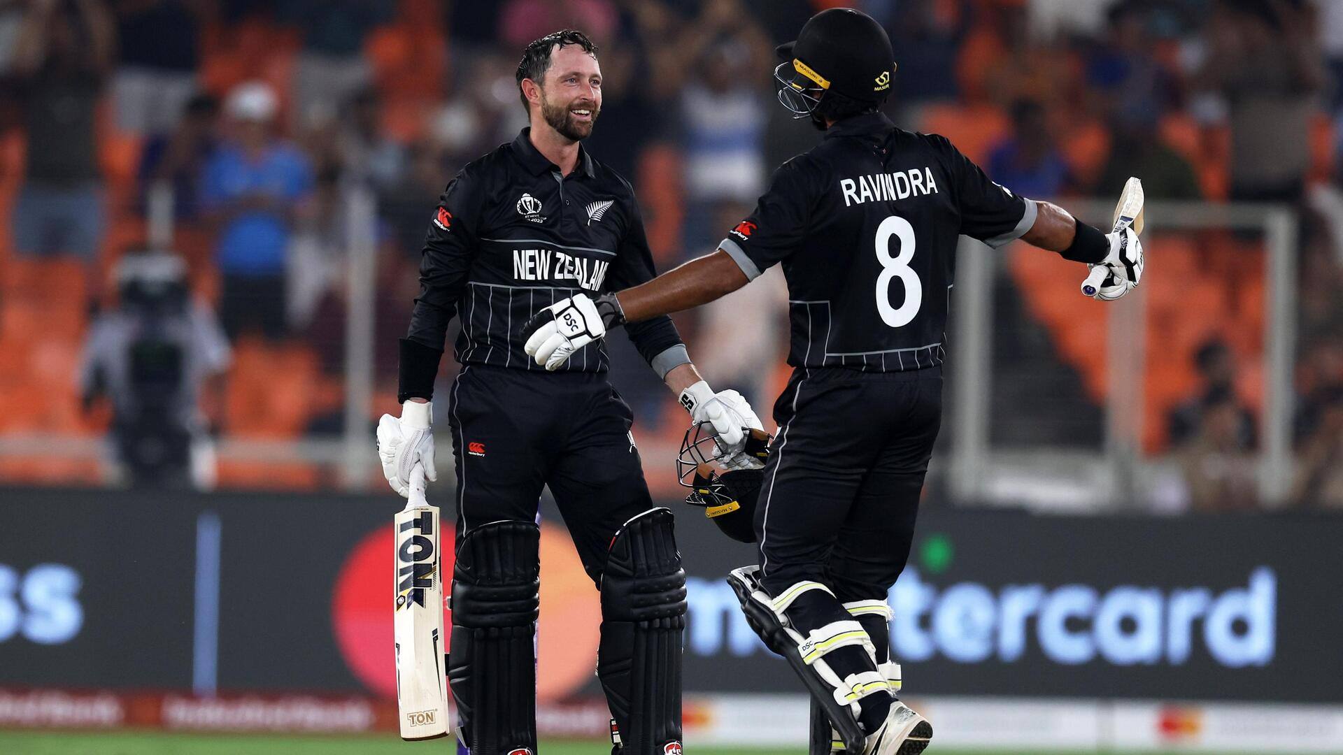 Conway, Ravindra record highest-ever partnership in a World Cup run-chase 