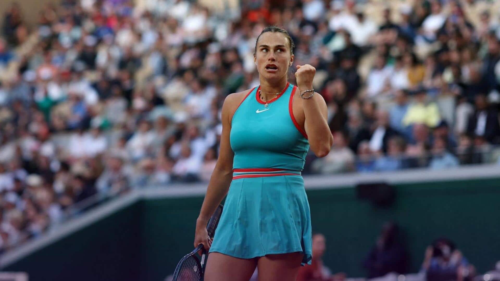 Aryna Sabalenka downs Jil Teichmann at French Open: Key stats Aryna Sabalenka downs Jil Teichmann at French Open: Key stats