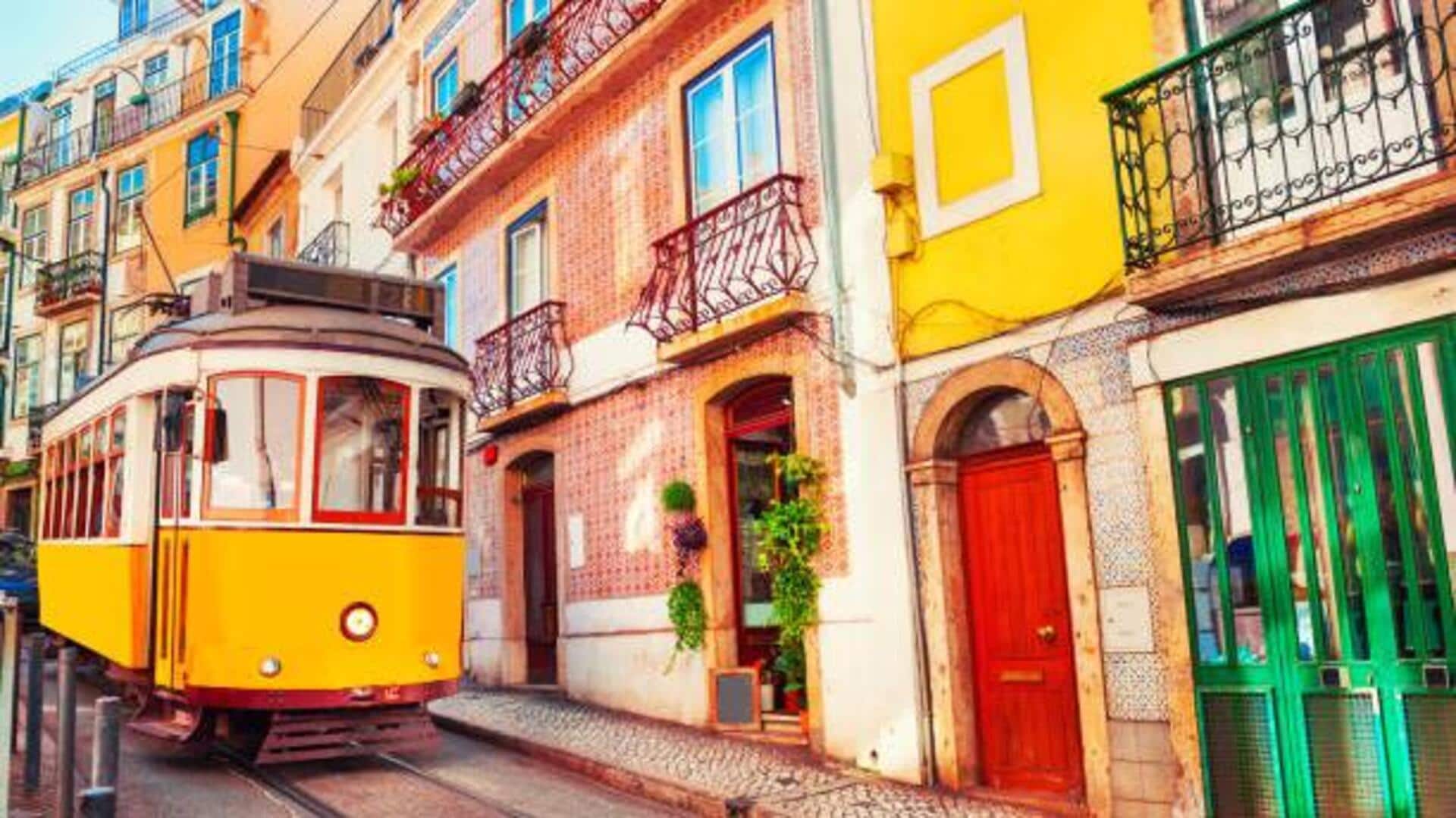 Exploring Lisbon's iconic yellow trams