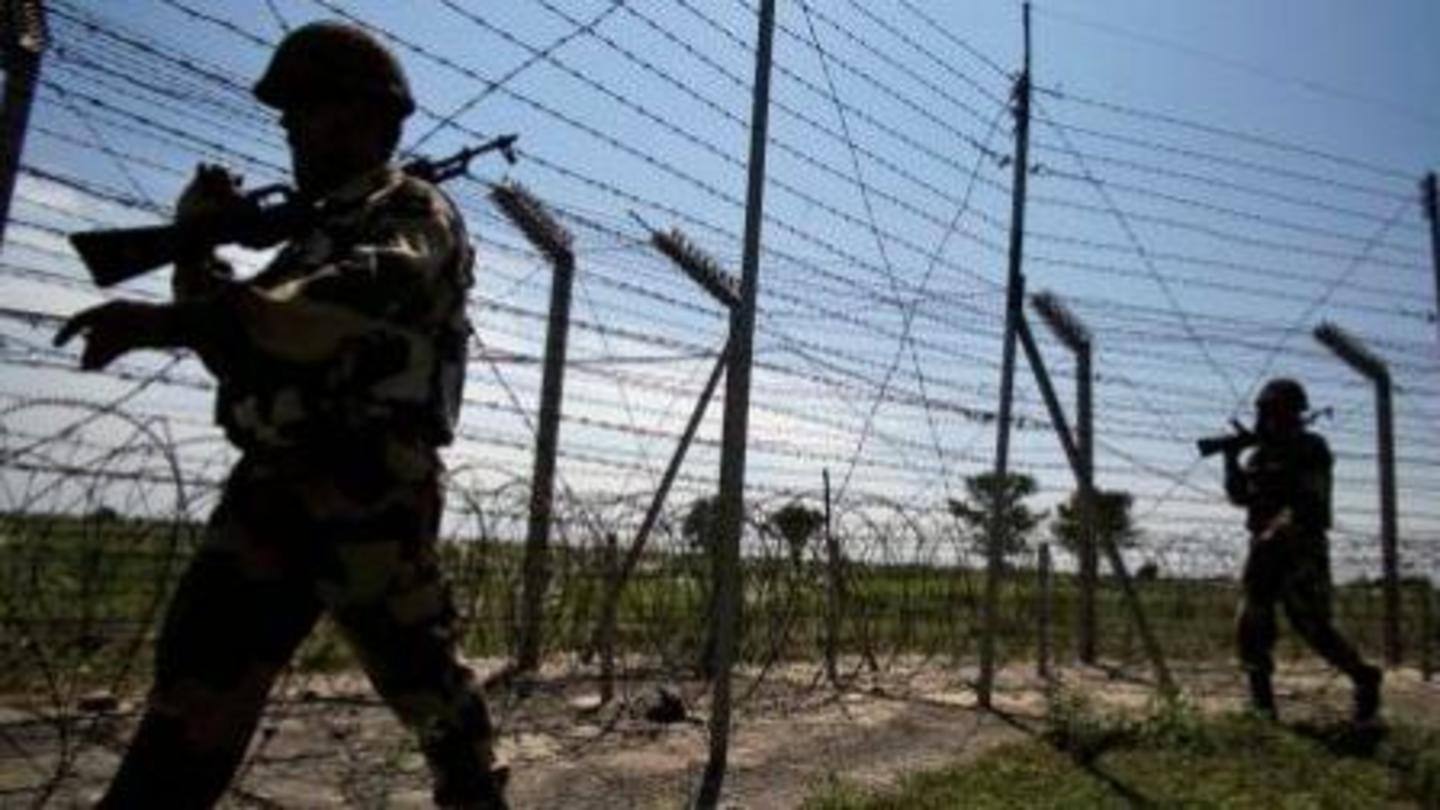 The boy entered Indian territory and reached upto BS fence The boy entered Indian territory and reached upto BS fence