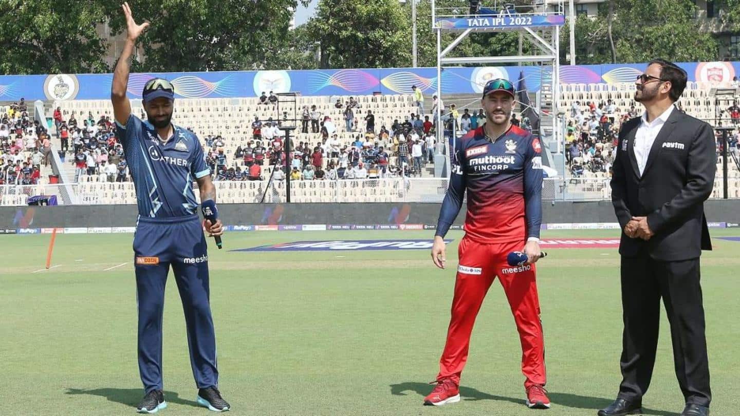 IPL 2022, RCB vs GT: Pitch report, stats, streaming details